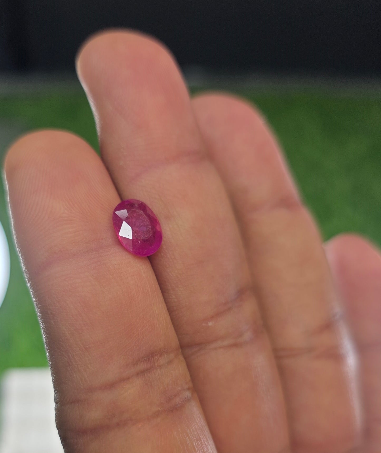 Natural Ruby Stone With Lab Certificate