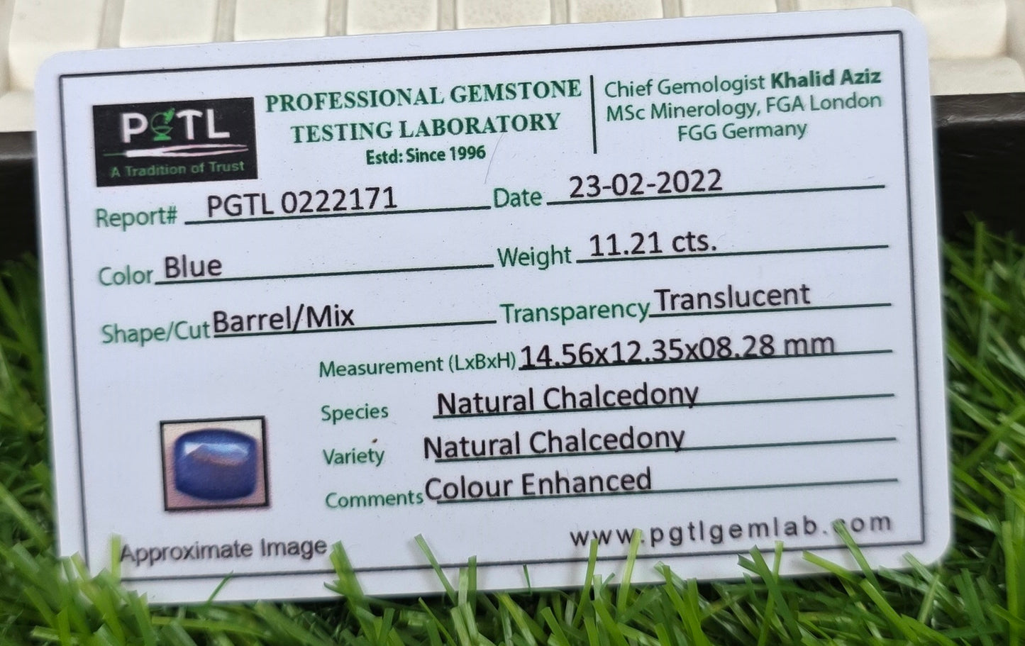 Natural Sulemani Aqeeq Stone With Lab Certificate