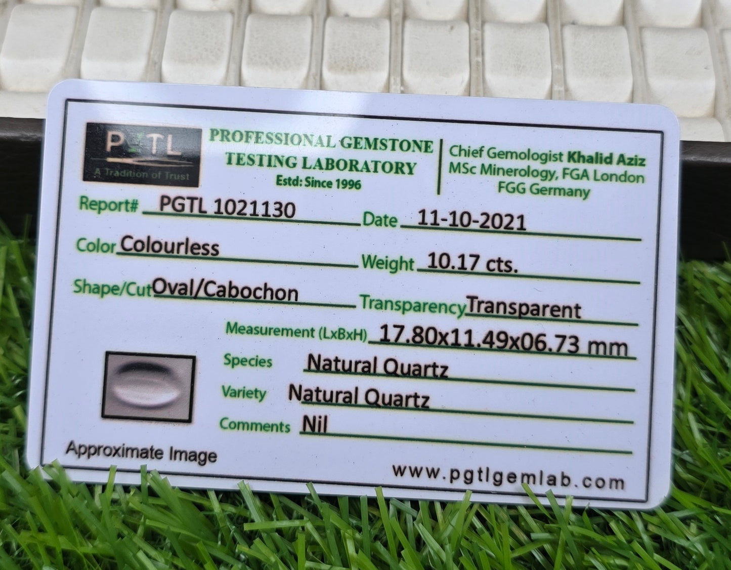 Natural Dur e Najaf Stone With Lab Certificate
