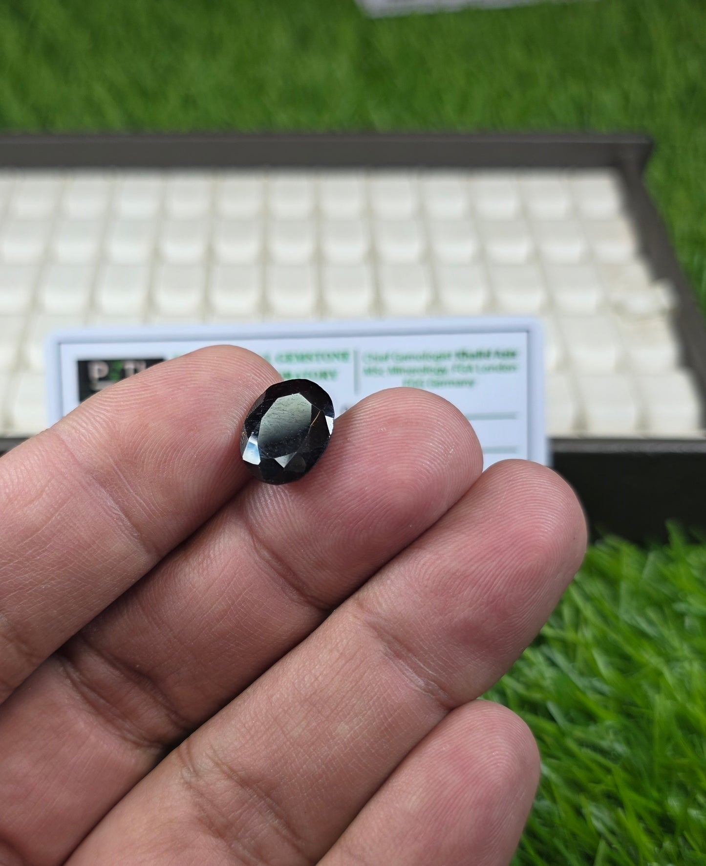 Natural Garnet Stone With Lab Certificate