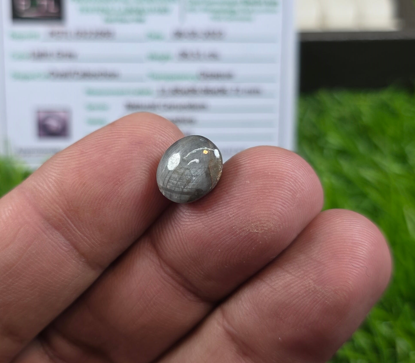 Natural Star Sapphire Stone With Lab Certificate
