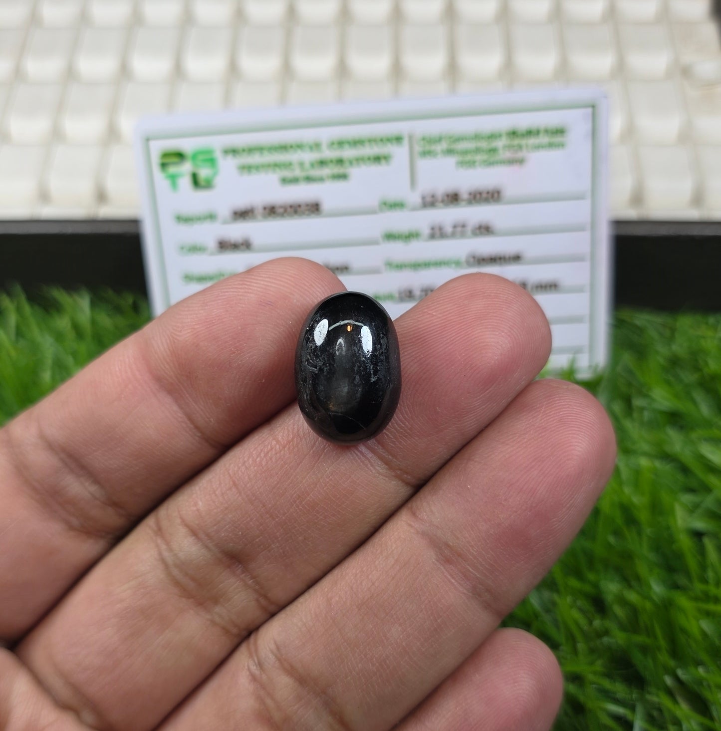 Natural Star Diopside Stone With Lab Certificate