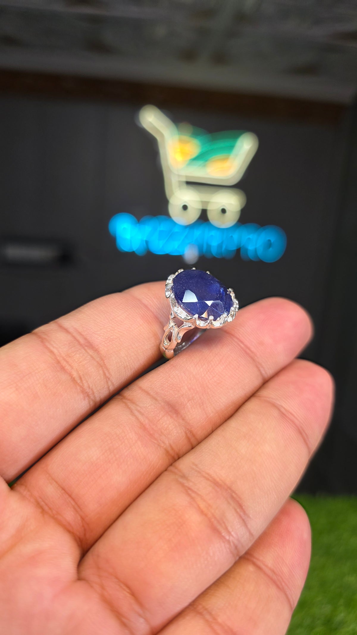 Premium Quality Neelam Ring