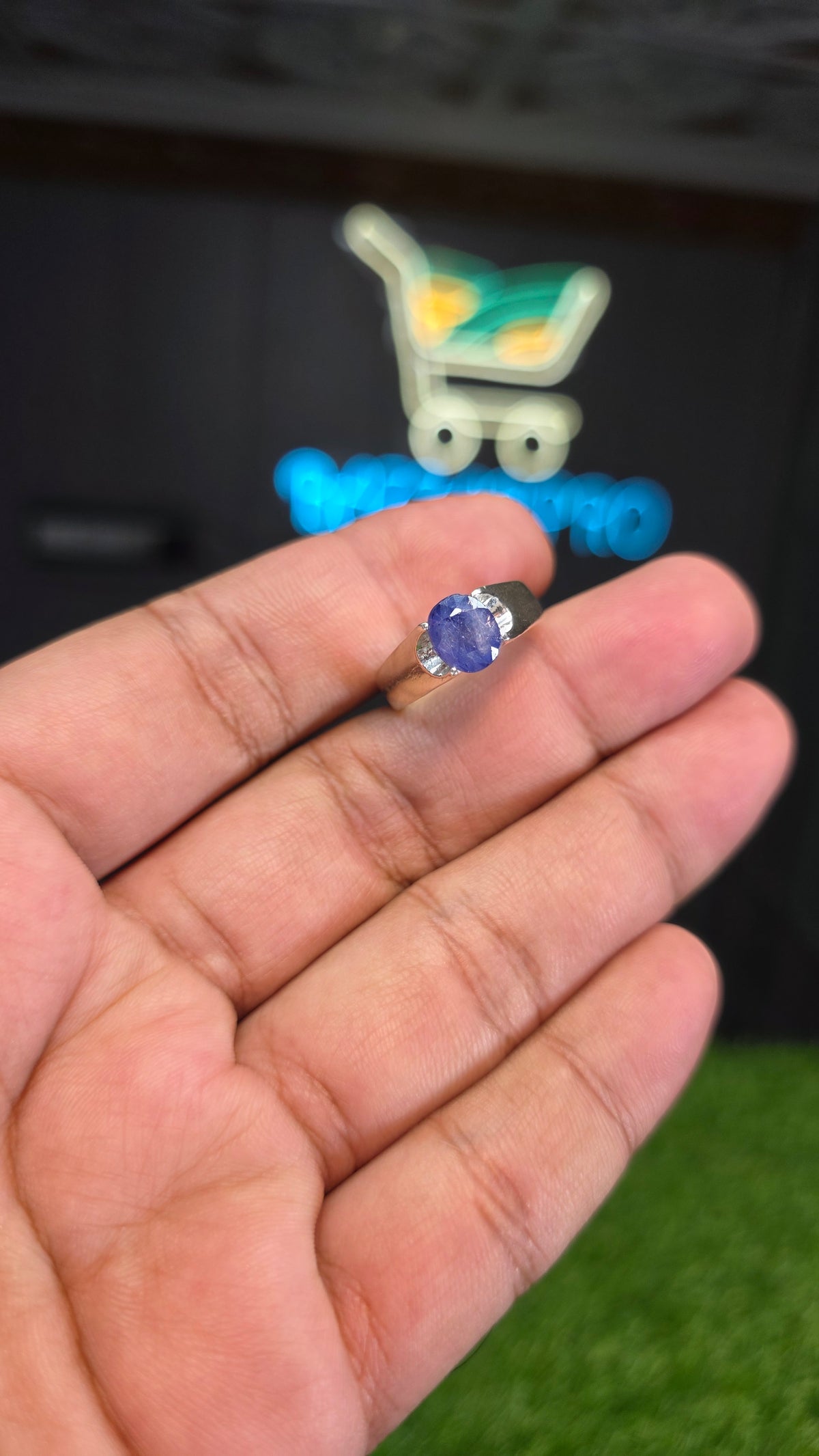 Premium Quality Neelam Ring