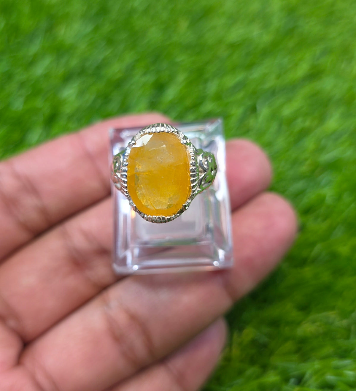 Premium Quality Pukhraj Ring