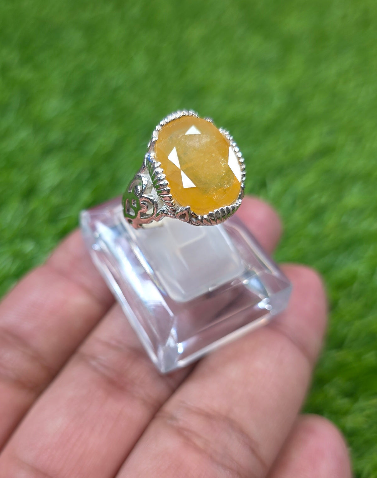Premium Quality Pukhraj Ring