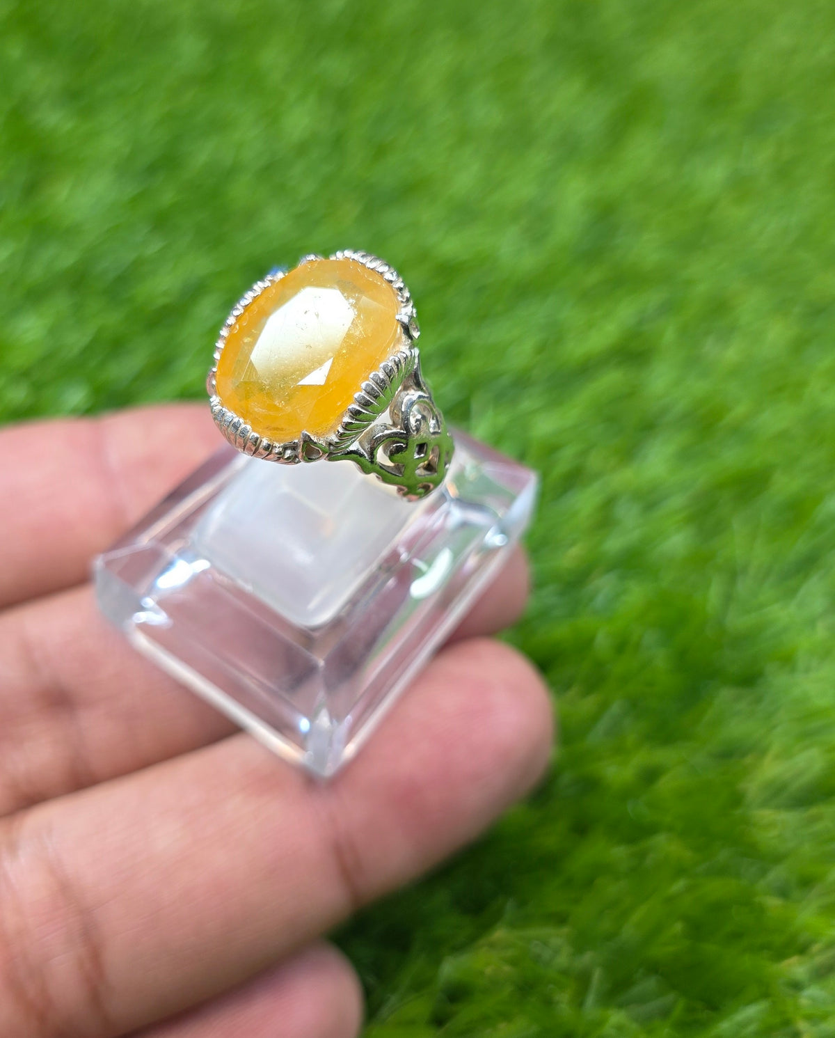 Premium Quality Pukhraj Ring