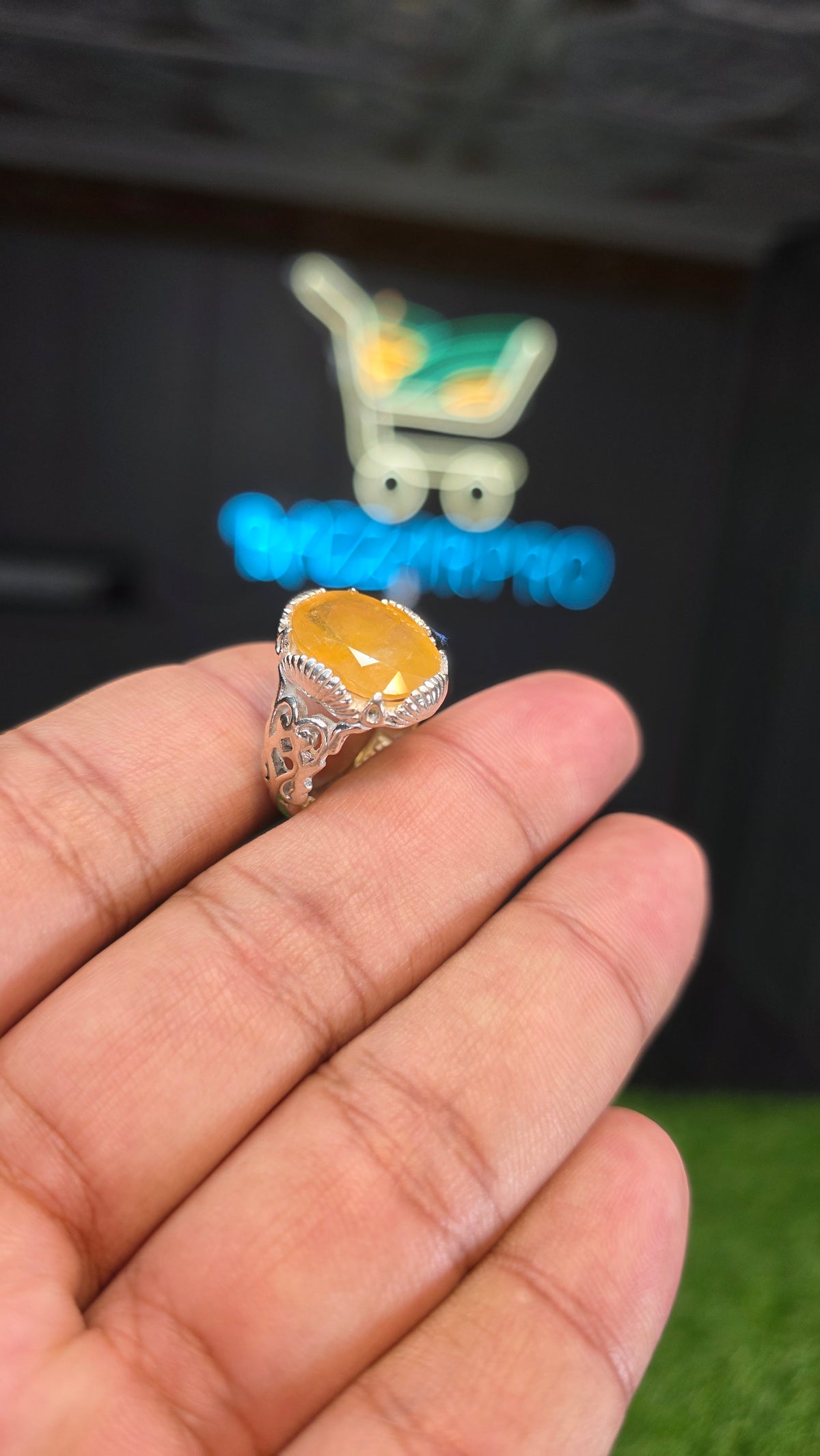 Premium Quality Pukhraj Ring