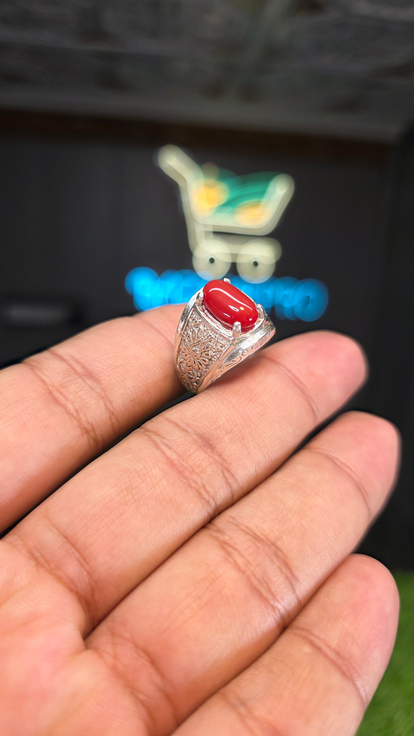 Premium Quality Marjan Ring