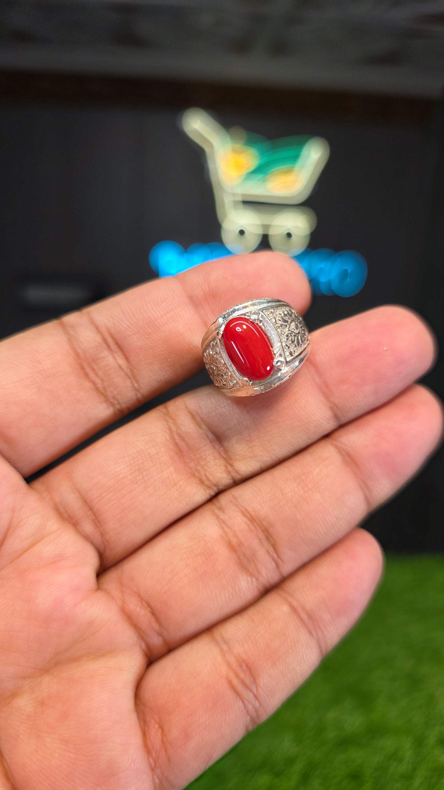 Premium Quality Marjan Ring