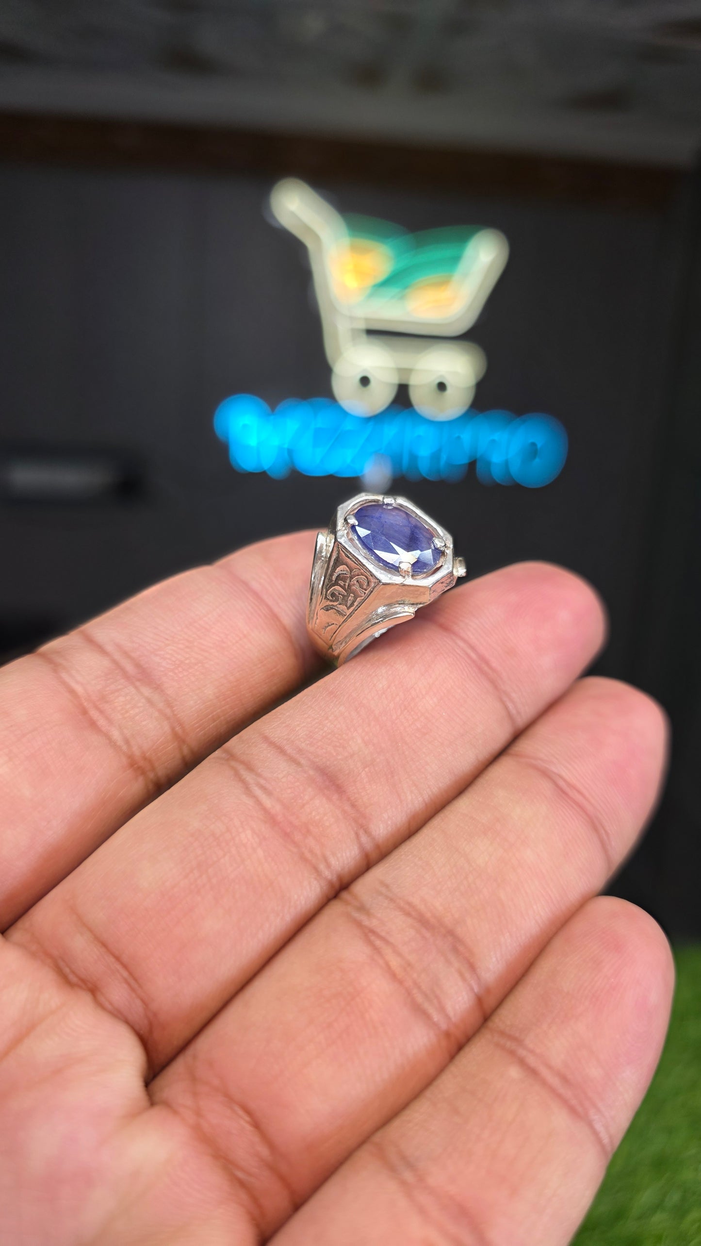 Premium Quality Neelam Ring