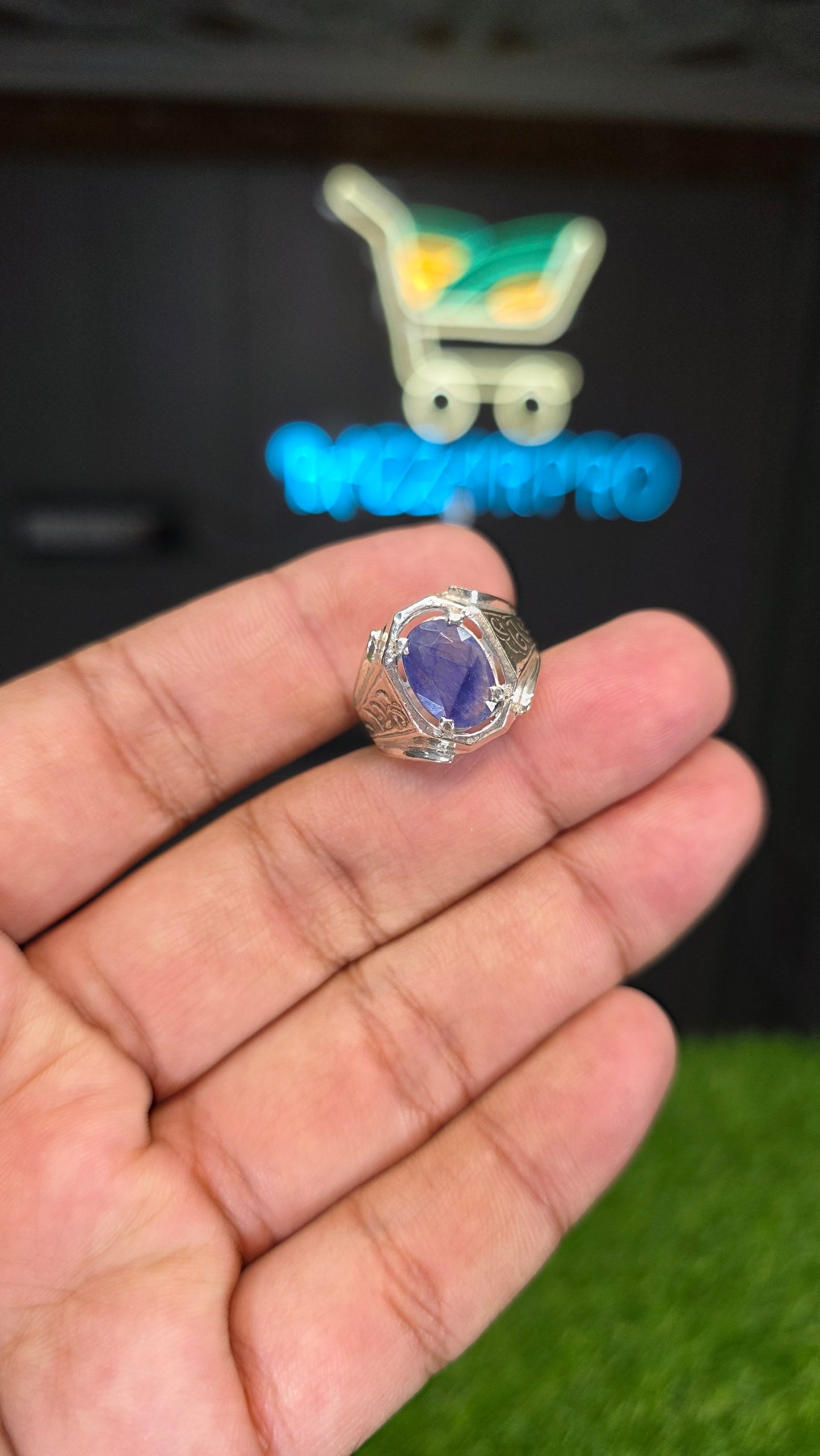 Premium Quality Neelam Ring