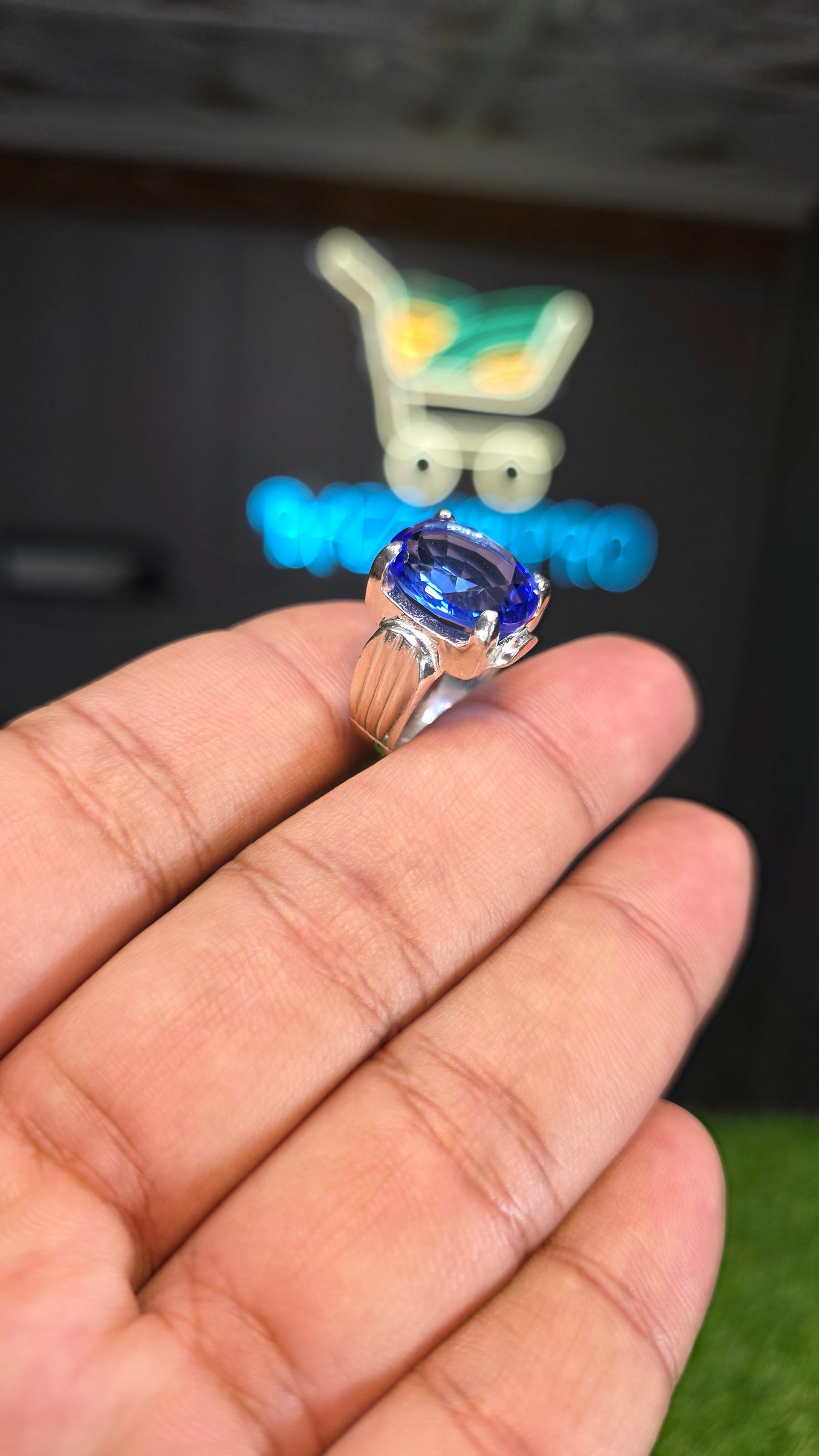 Premium Quality Marka Neelam Ring