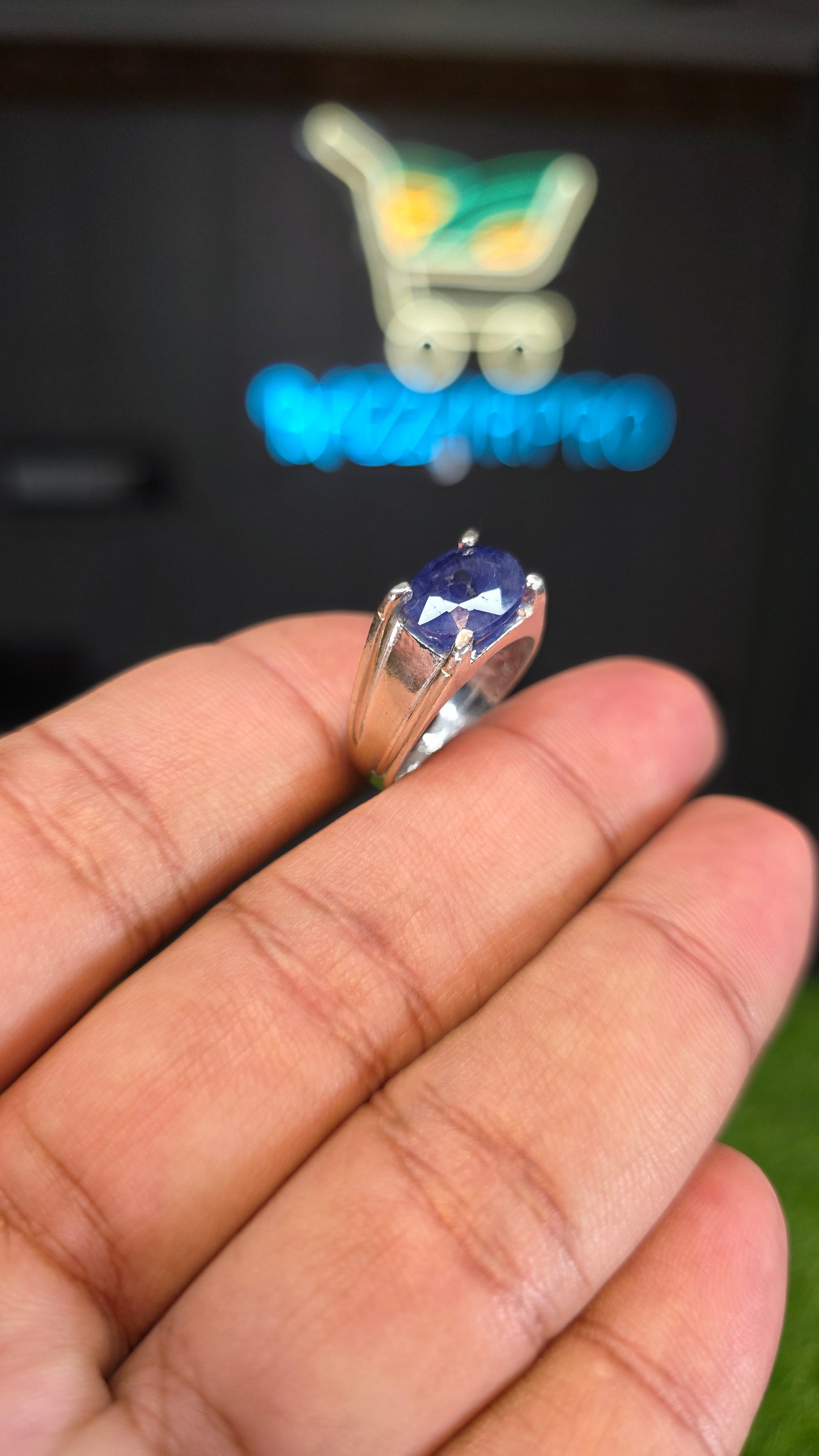Premium Quality Neelam Ring