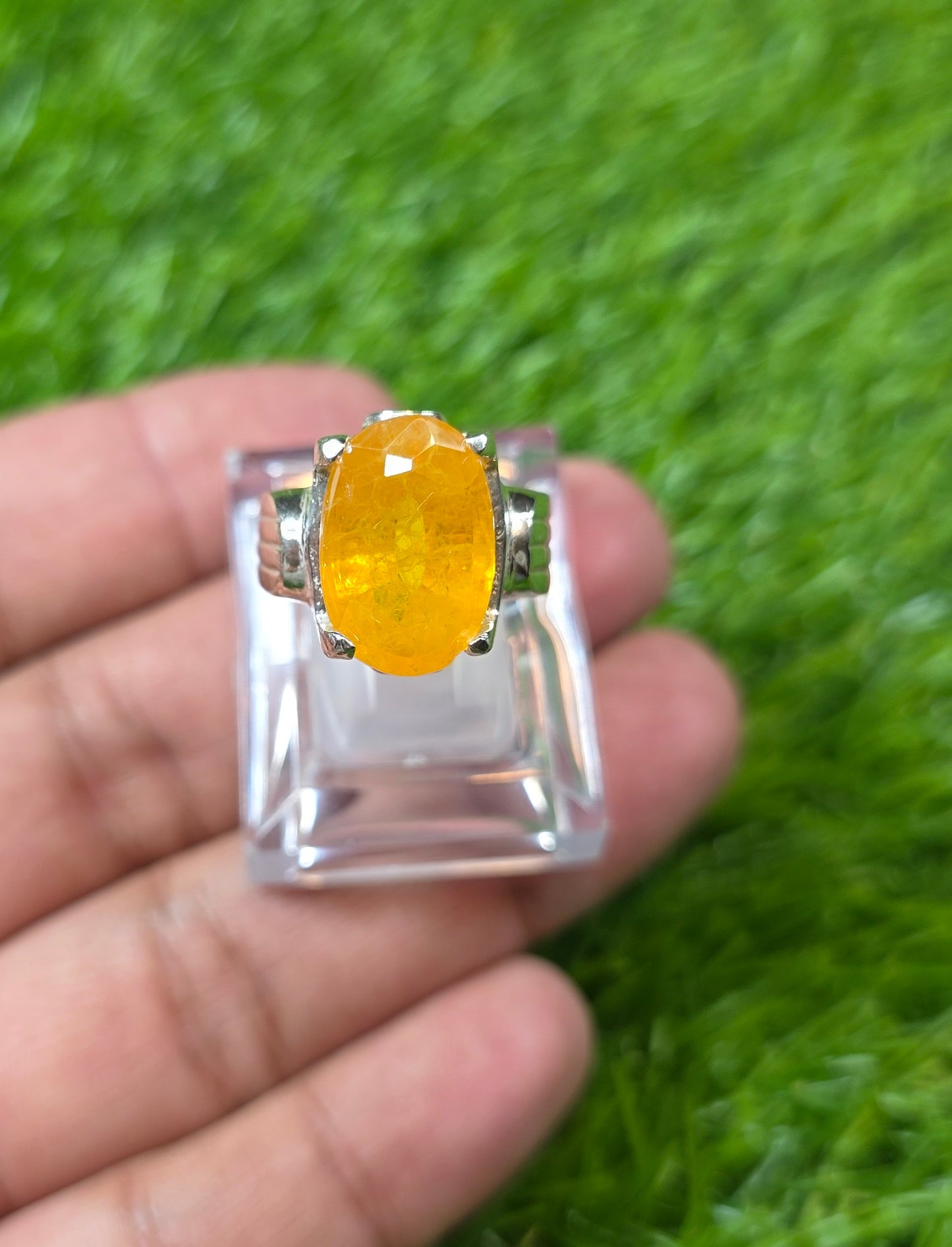 Premium Quality Pukhraj Ring