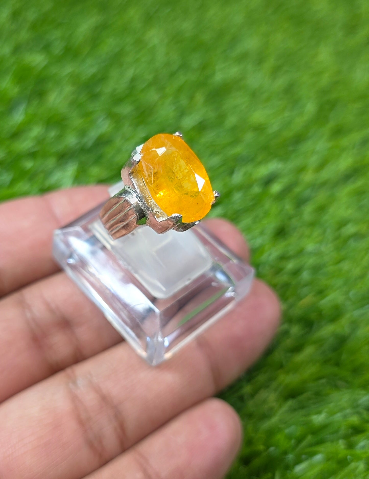 Premium Quality Pukhraj Ring