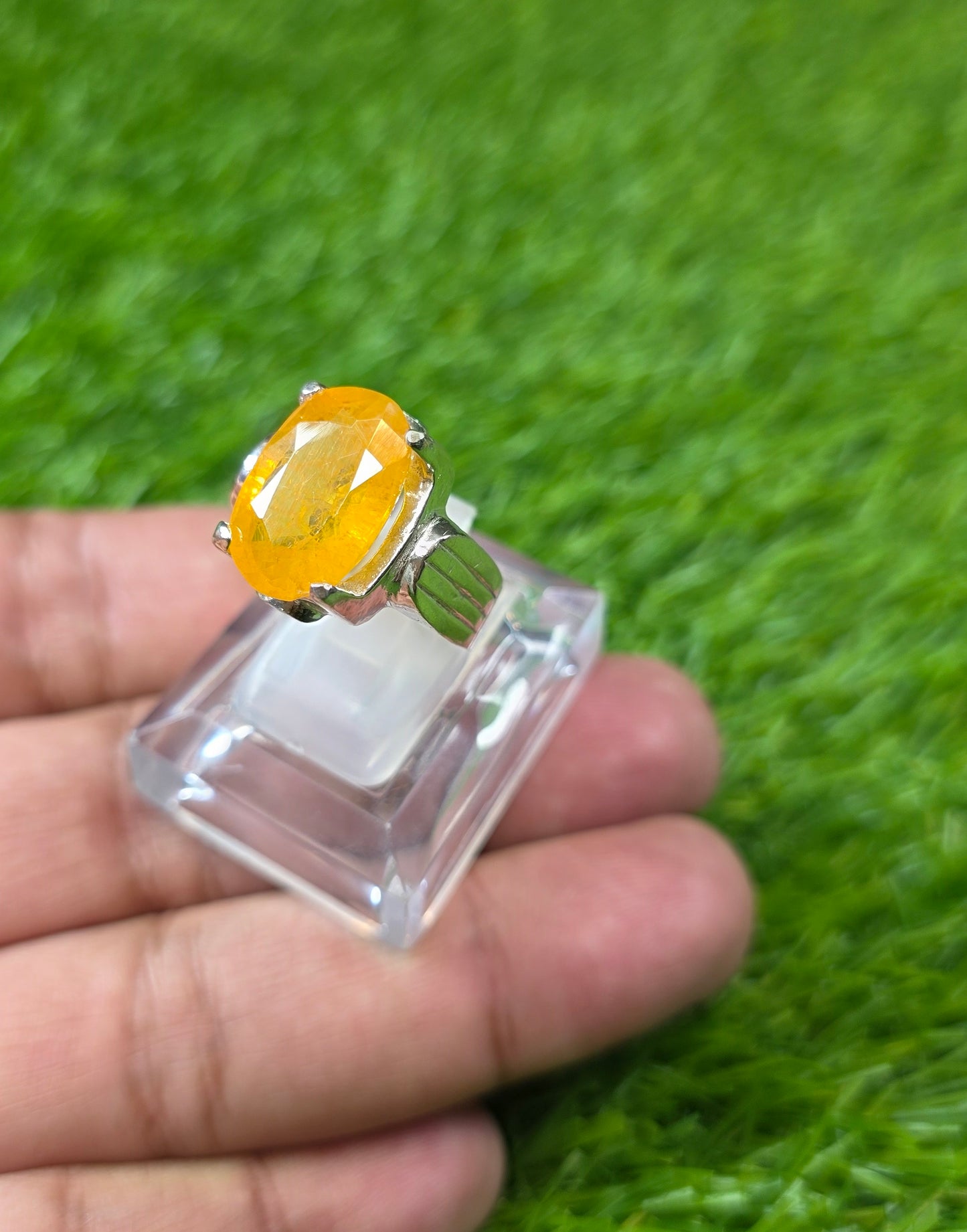 Premium Quality Pukhraj Ring