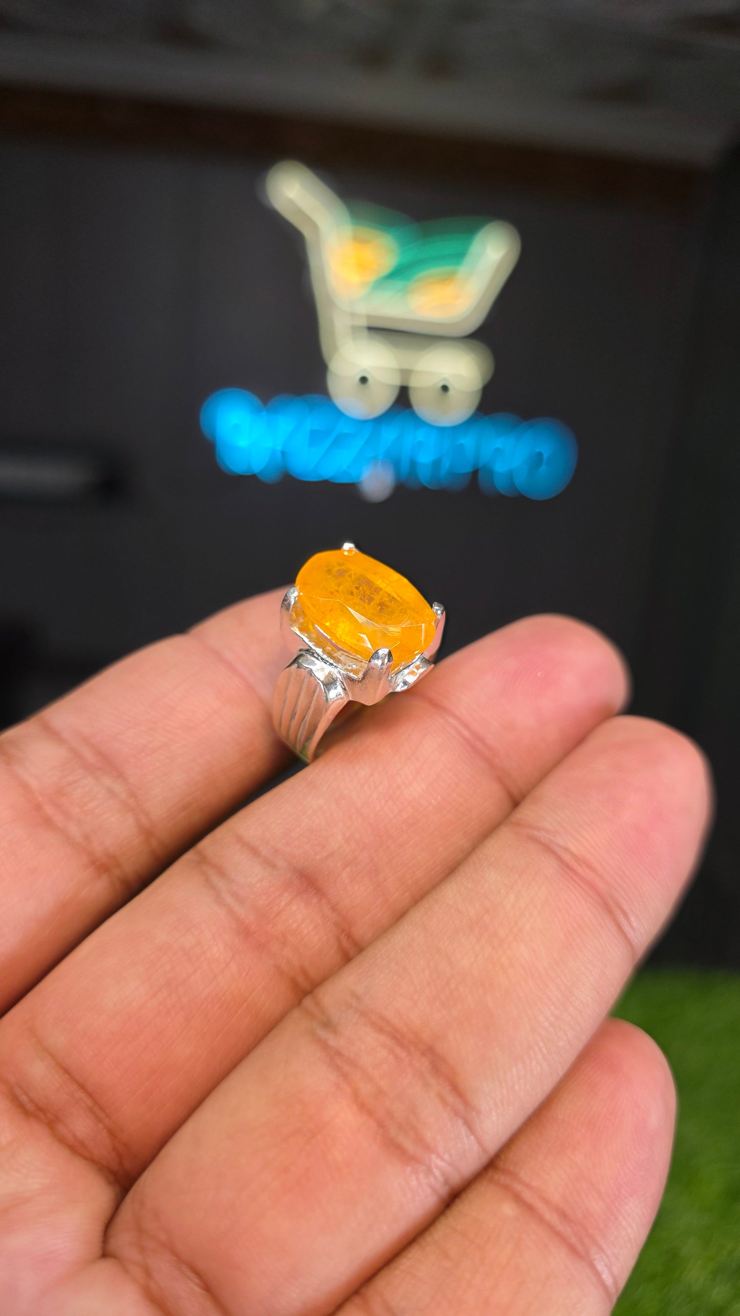 Premium Quality Pukhraj Ring