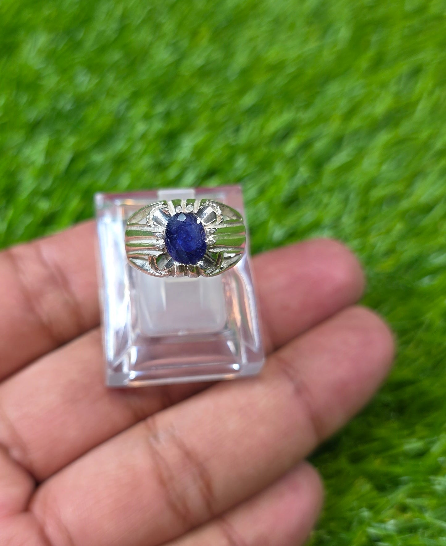 Premium Quality African Neelam Ring