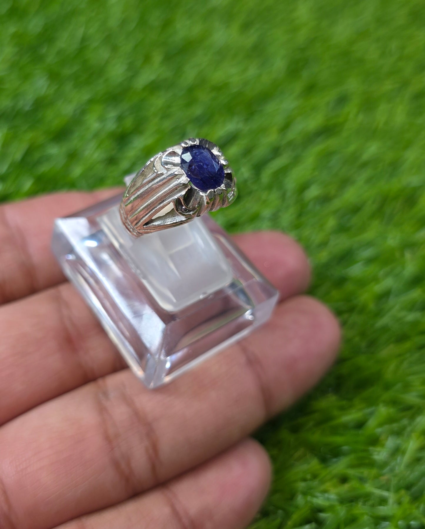 Premium Quality African Neelam Ring