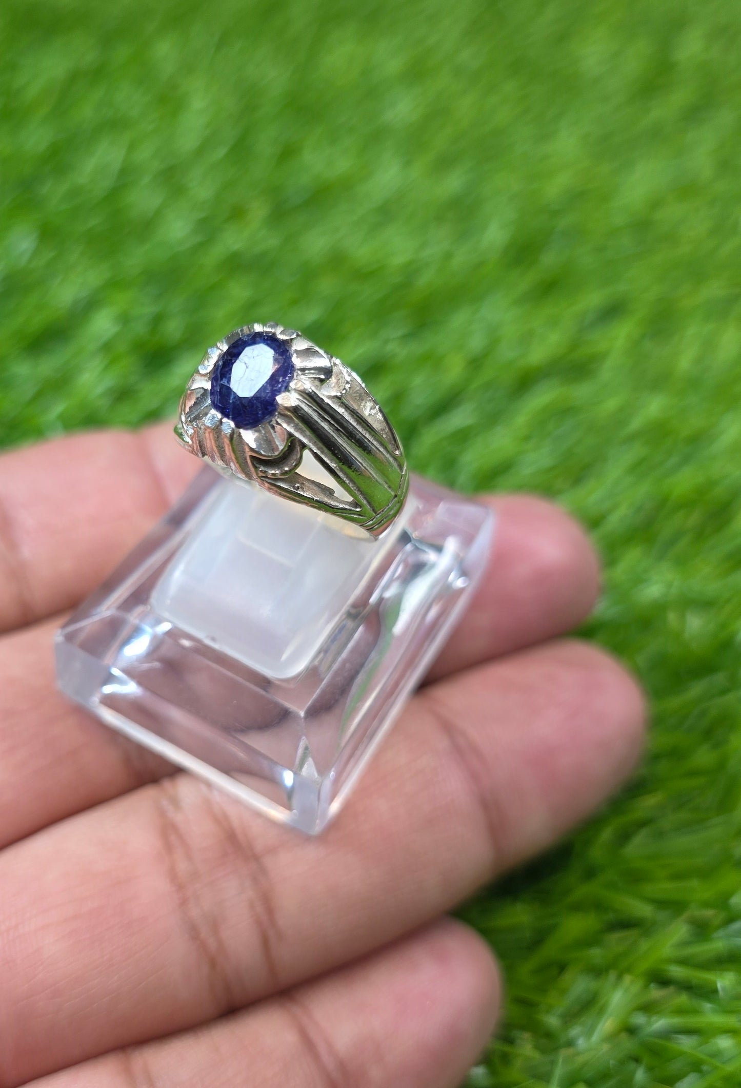 Premium Quality African Neelam Ring