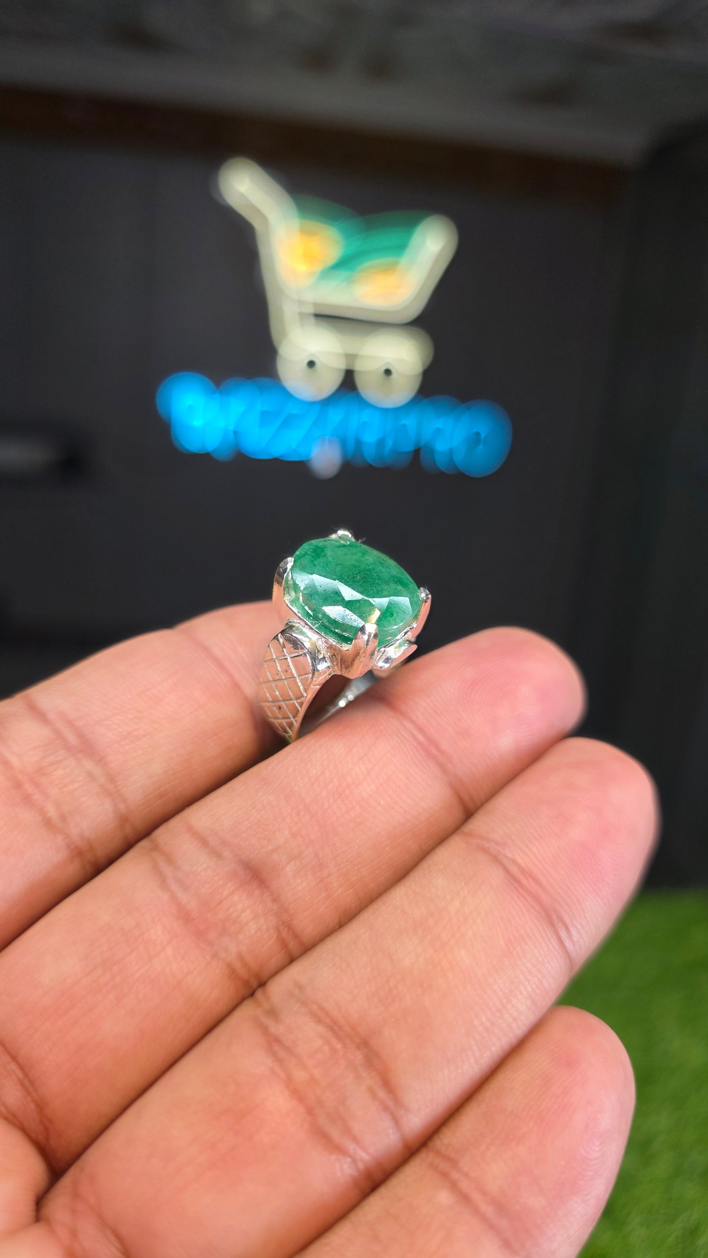 Premium Quality Zamurd Ring