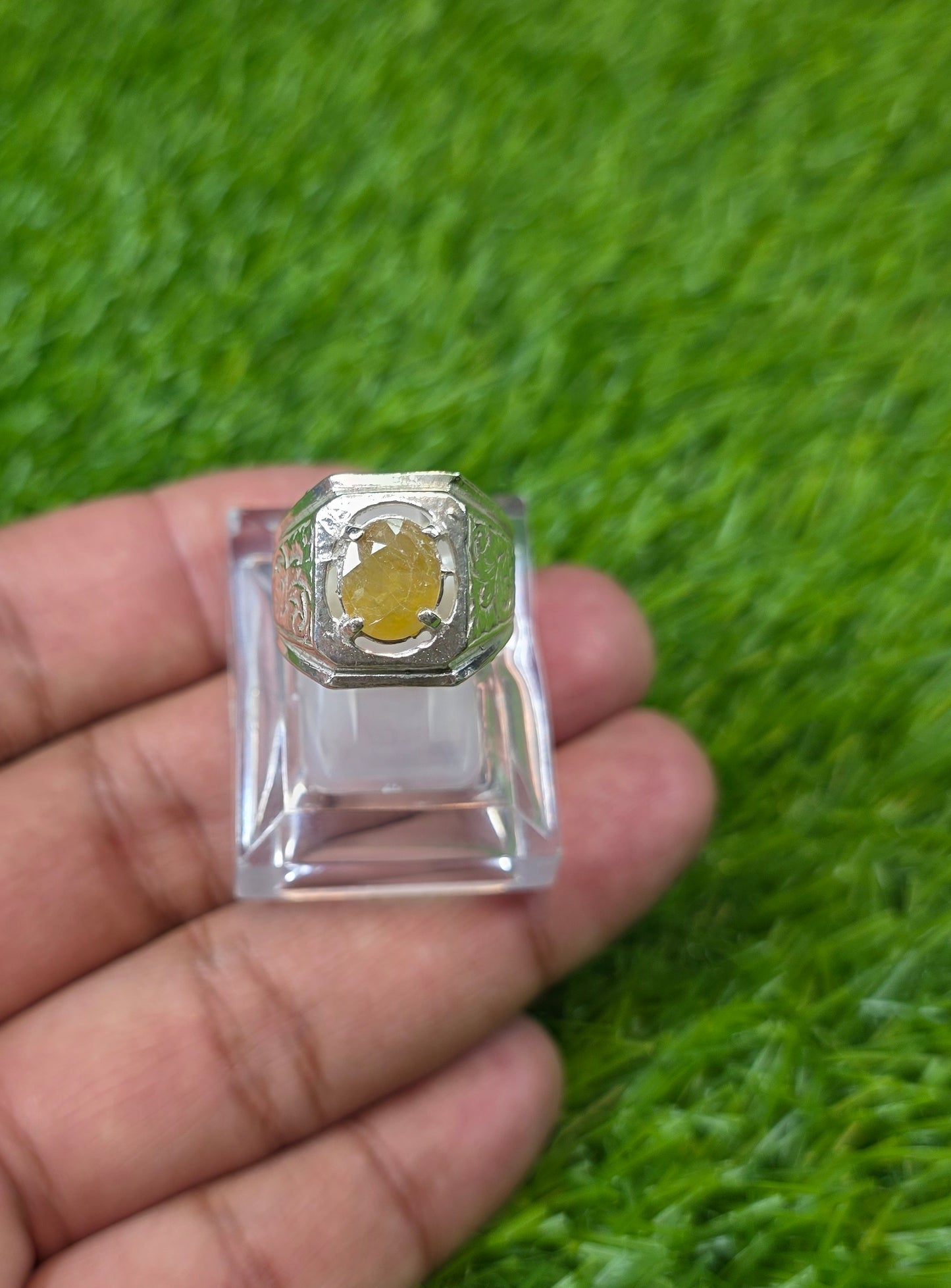 Premium Quality Pukhraj Ring