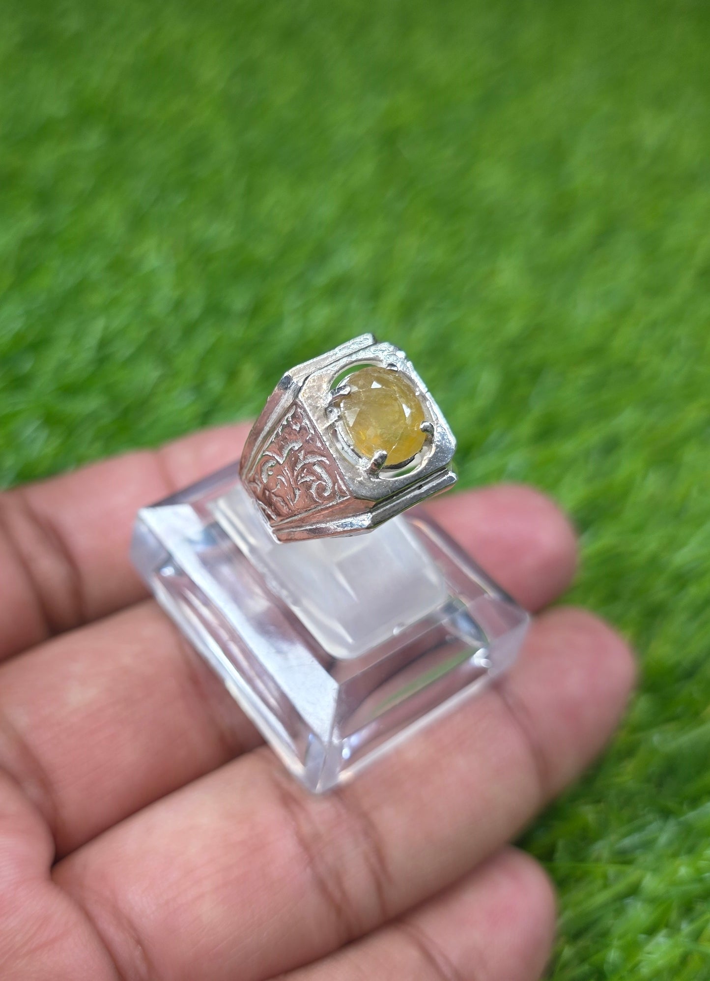 Premium Quality Pukhraj Ring