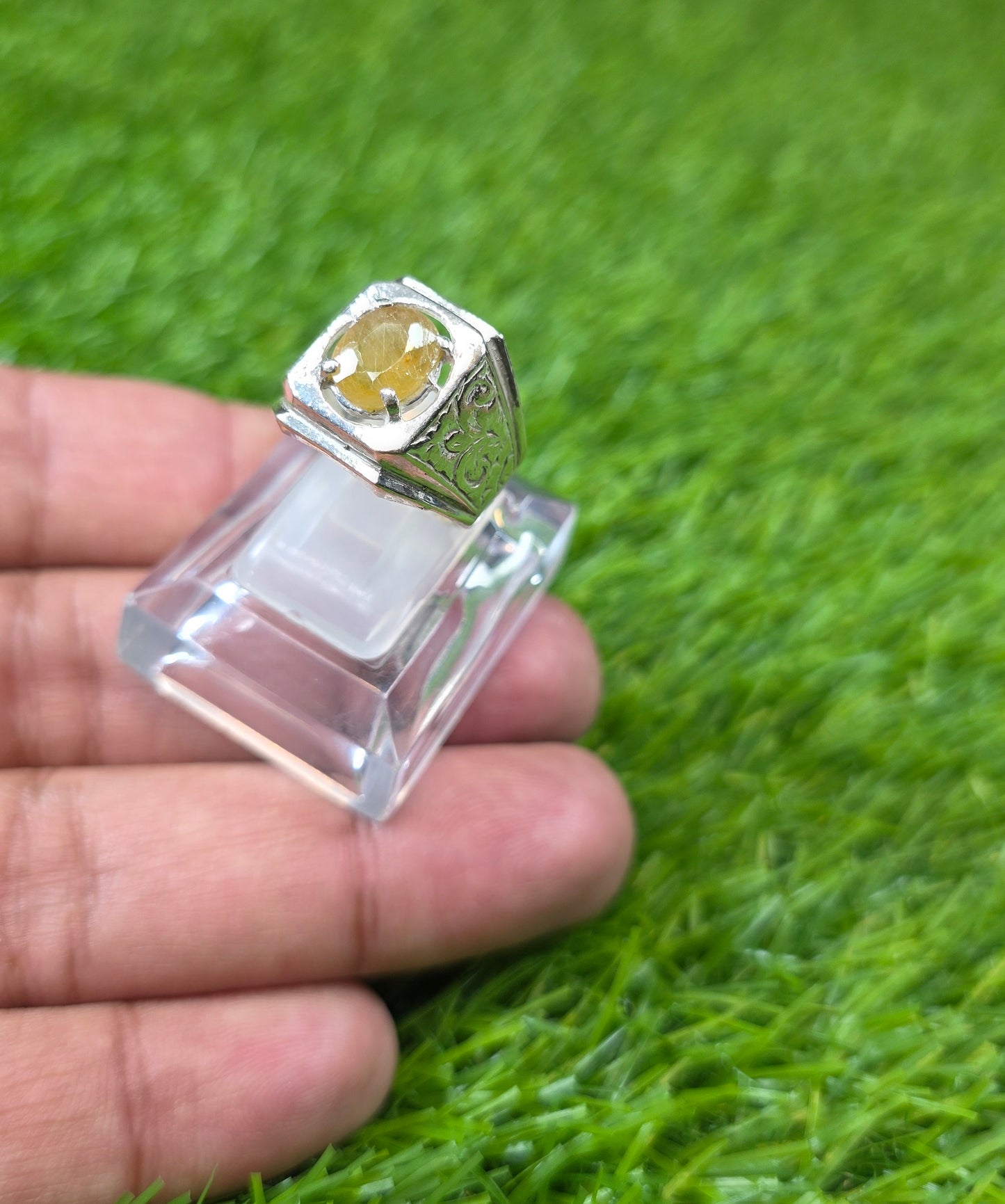 Premium Quality Pukhraj Ring