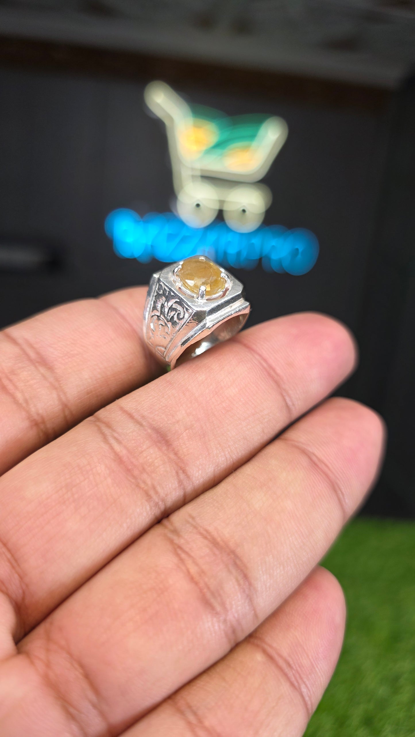 Premium Quality Pukhraj Ring