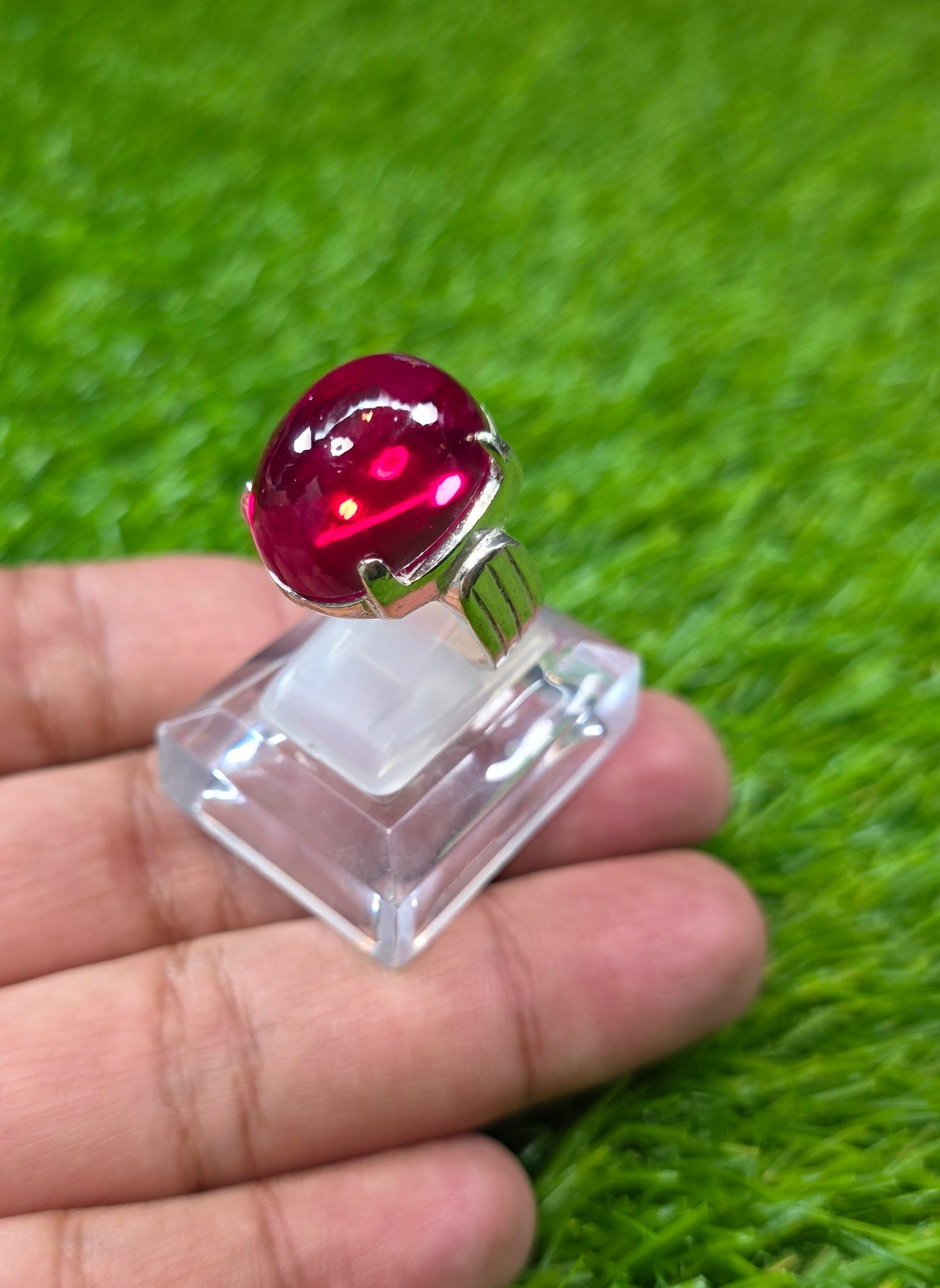 Premium Quality Pota Yaqoot Ring