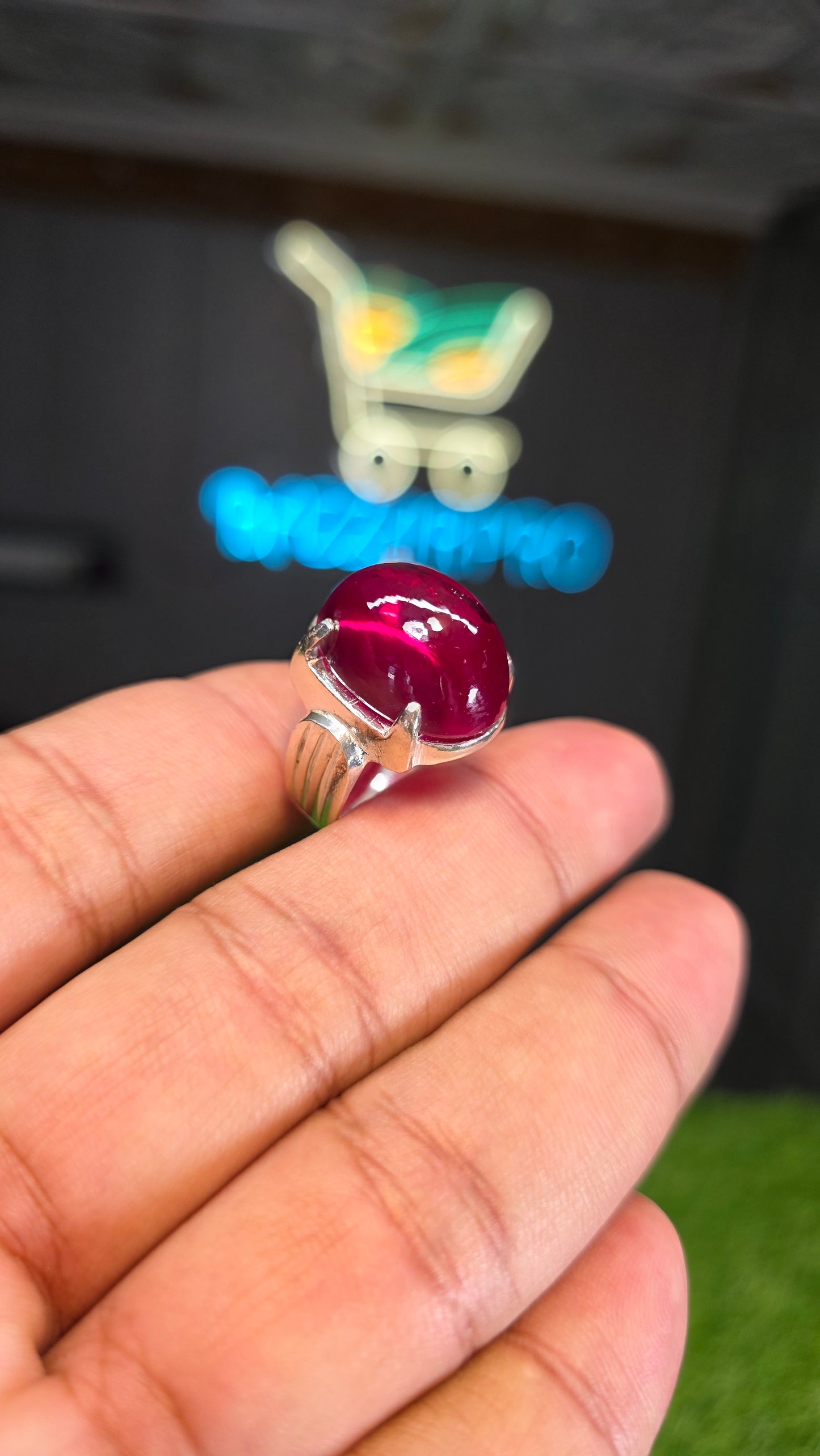 Premium Quality Pota Yaqoot Ring