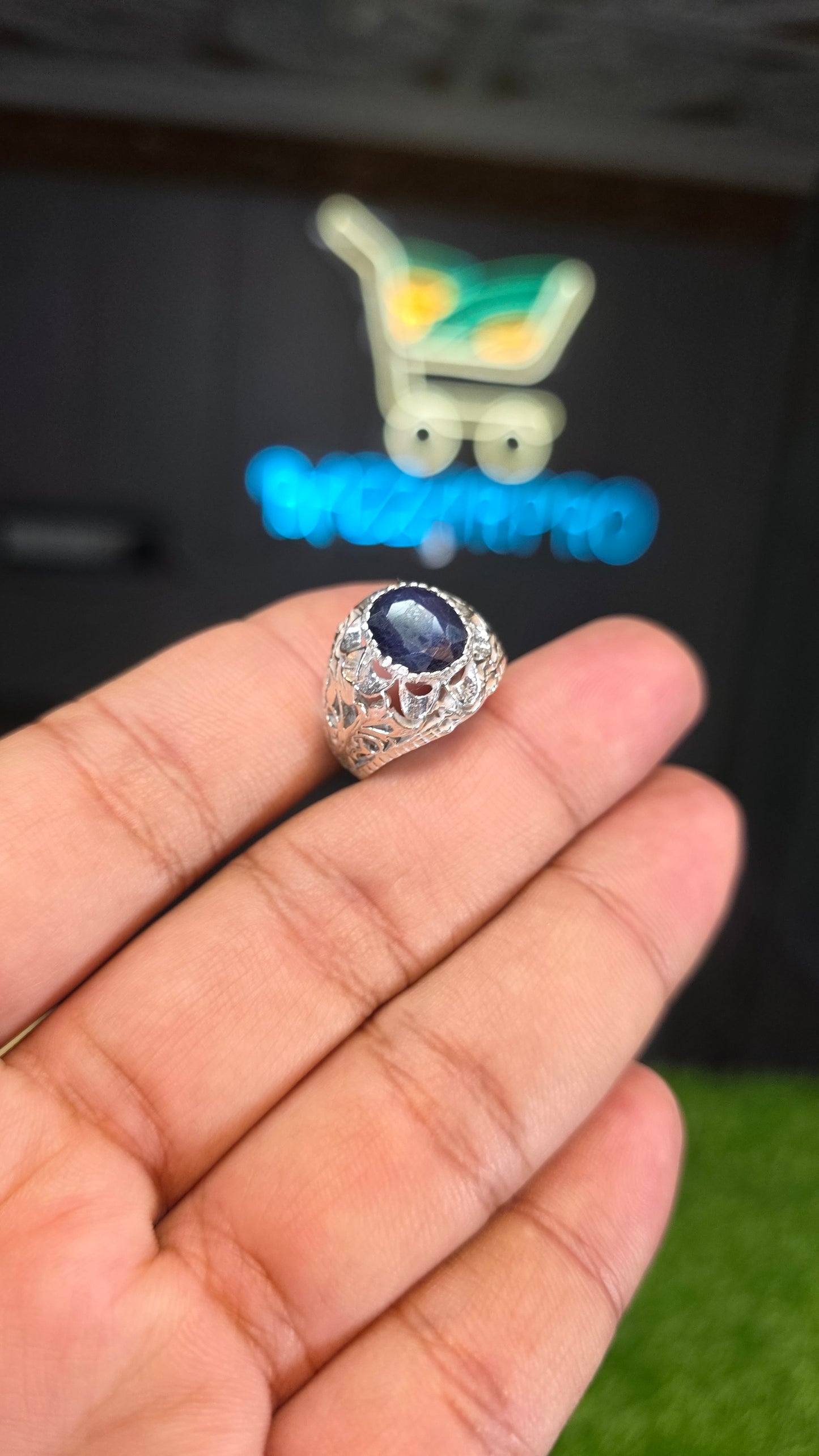 Premium Quality Neelam Ring