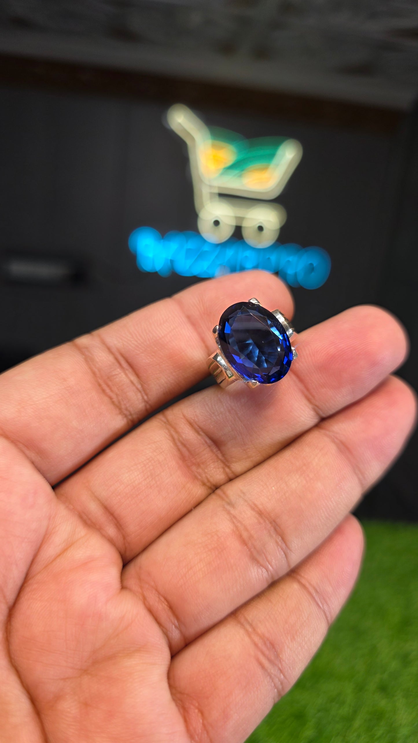 Premium Quality Neelam Ring
