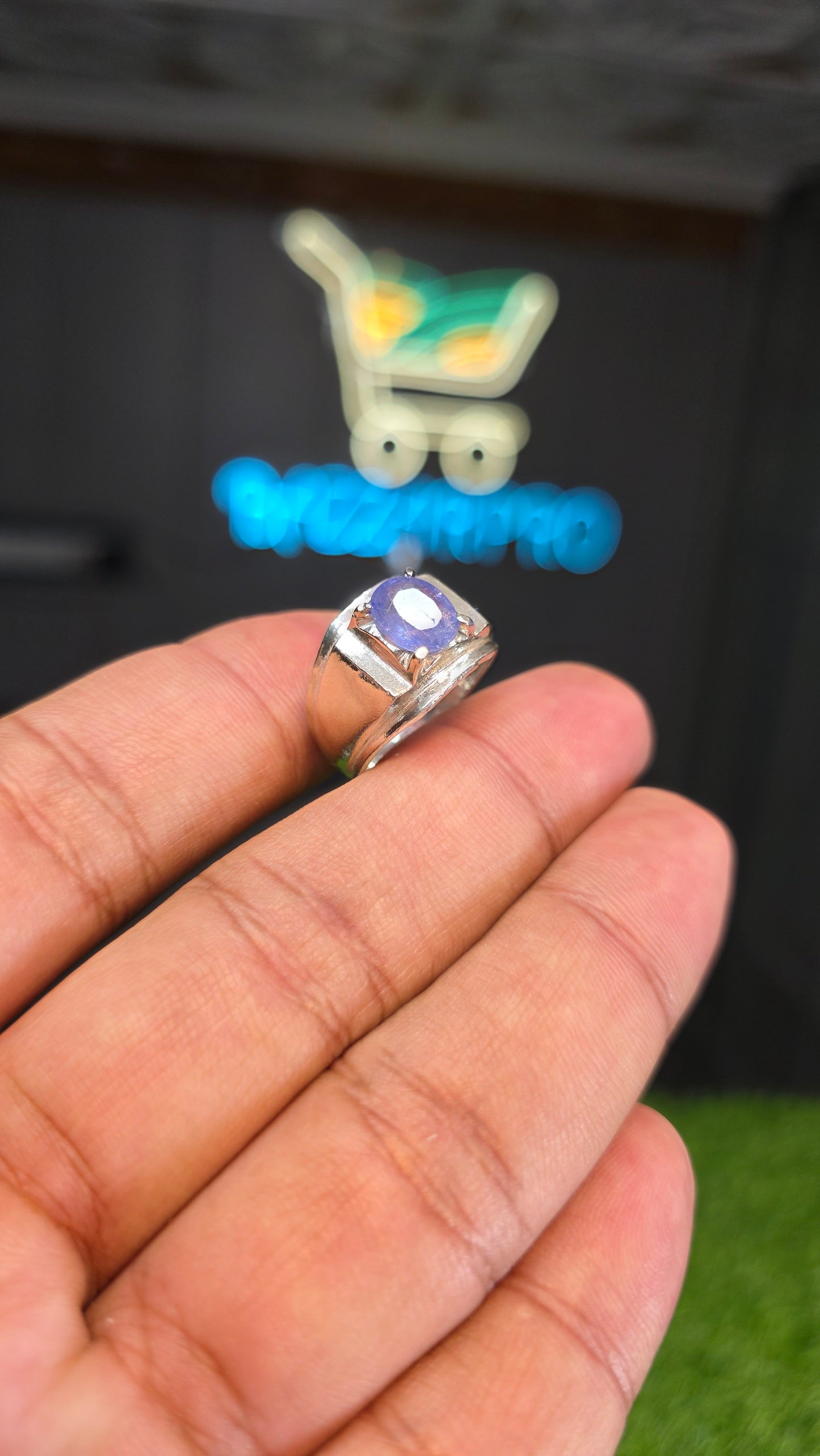 Premium Quality Neelam Ring