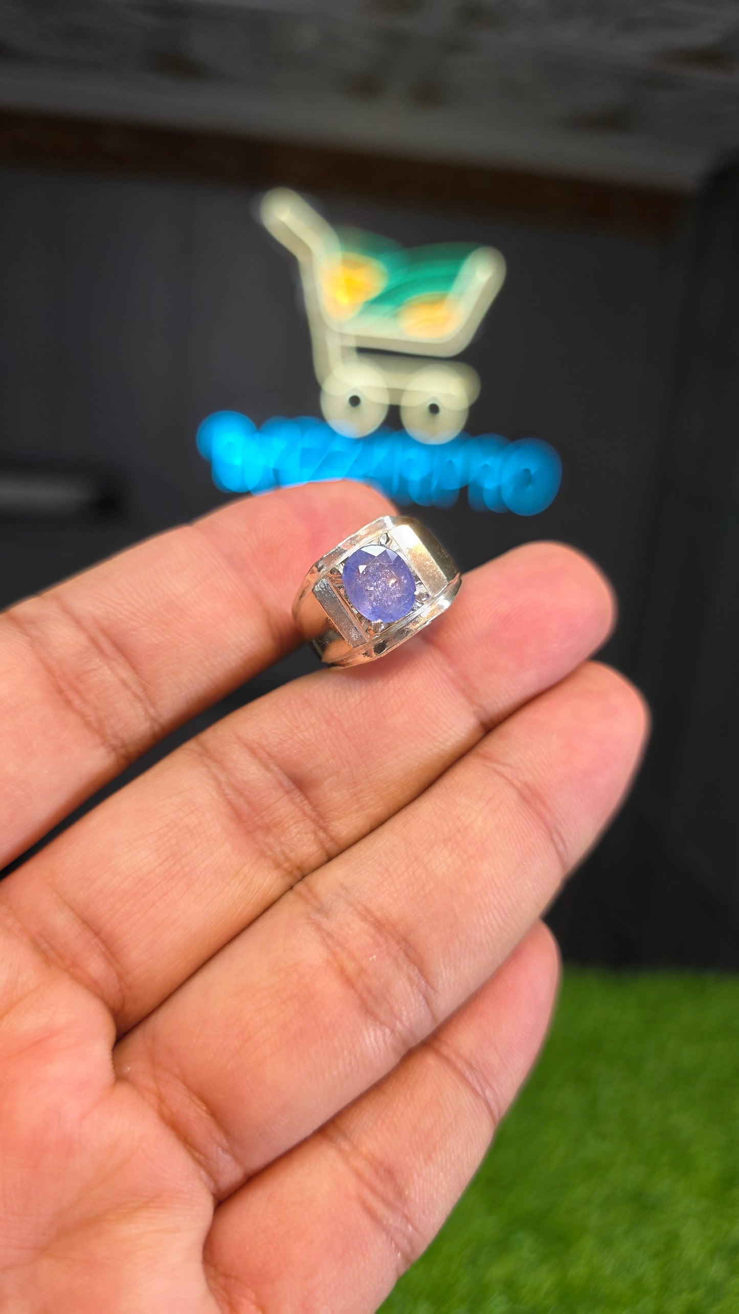 Premium Quality Neelam Ring