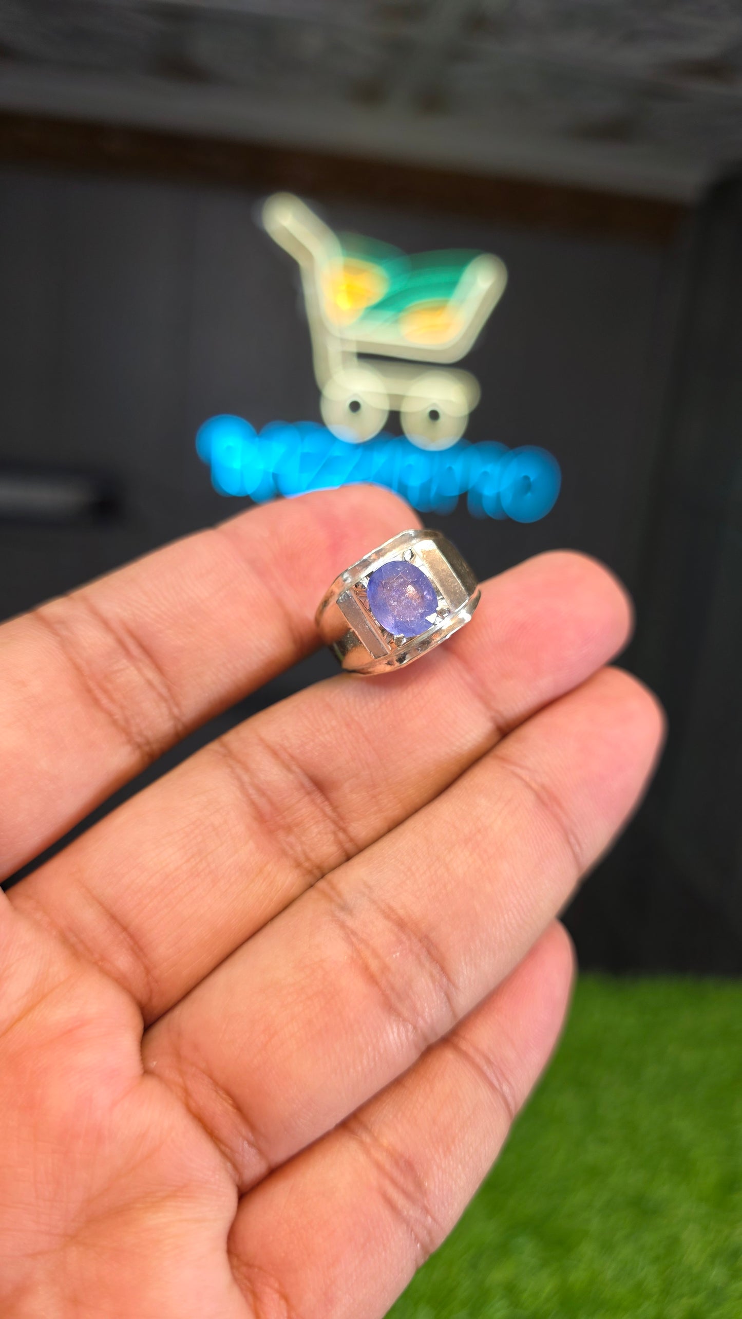 Premium Quality Neelam Ring