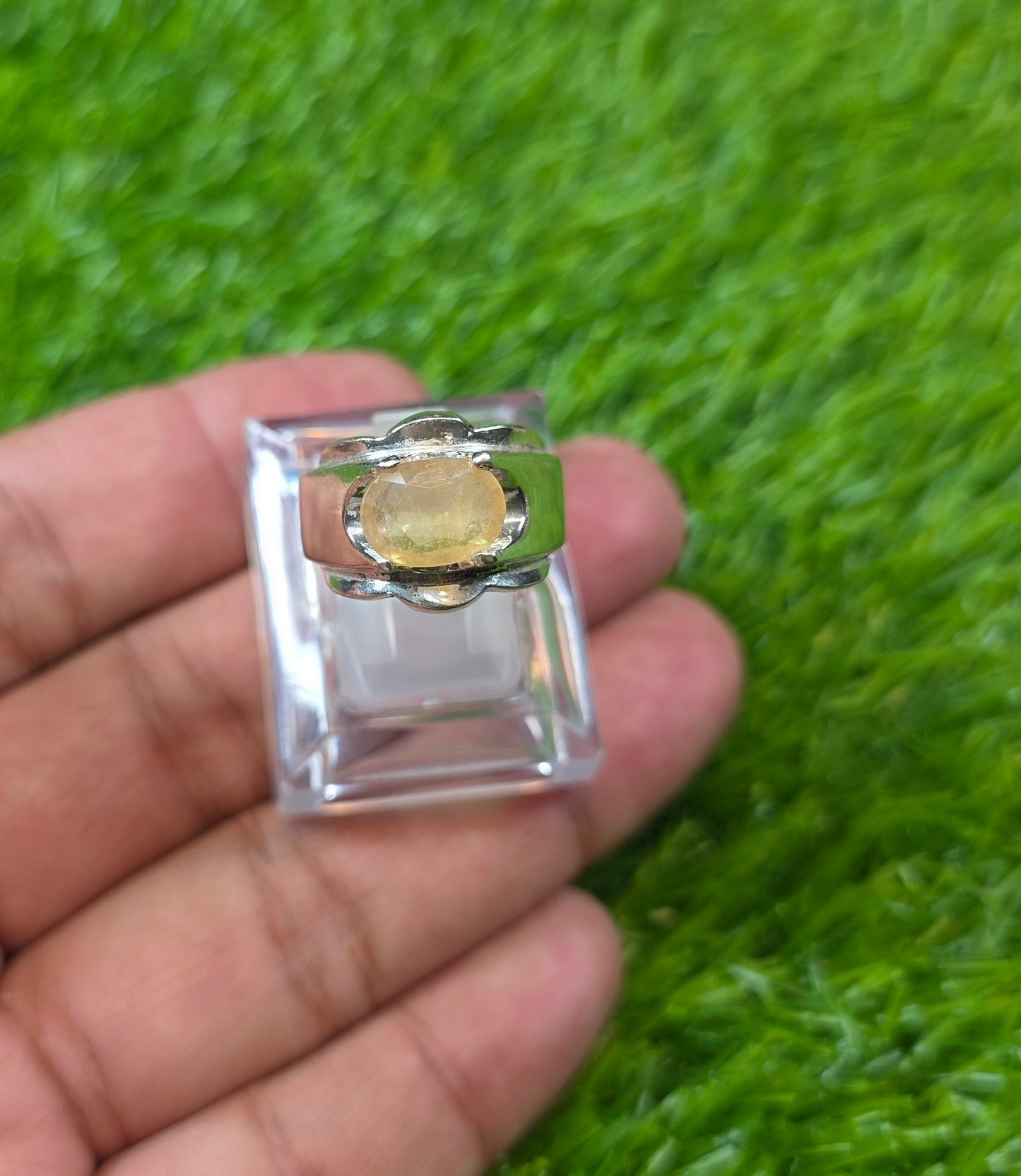 Premium Quality Pukhraj Ring