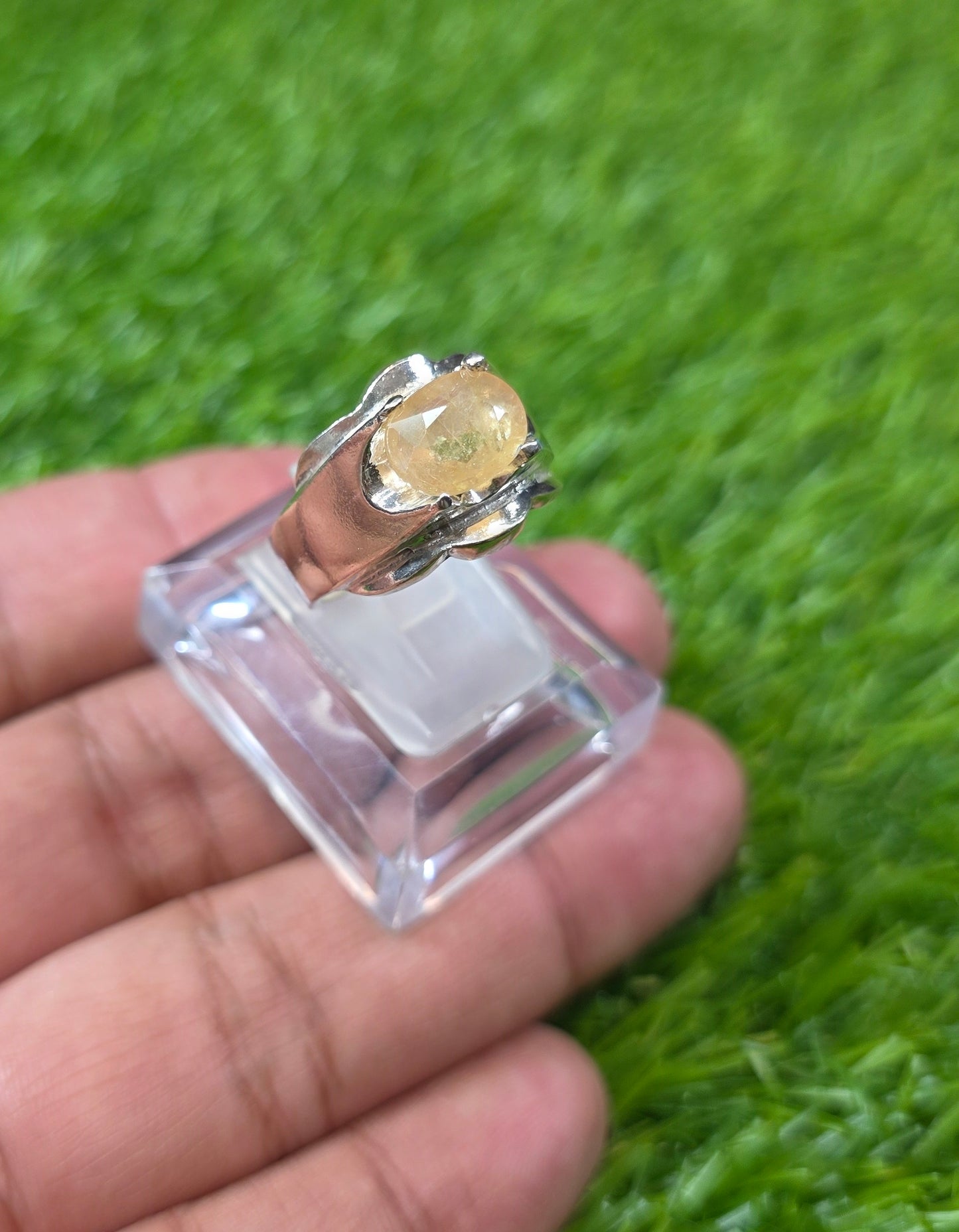 Premium Quality Pukhraj Ring