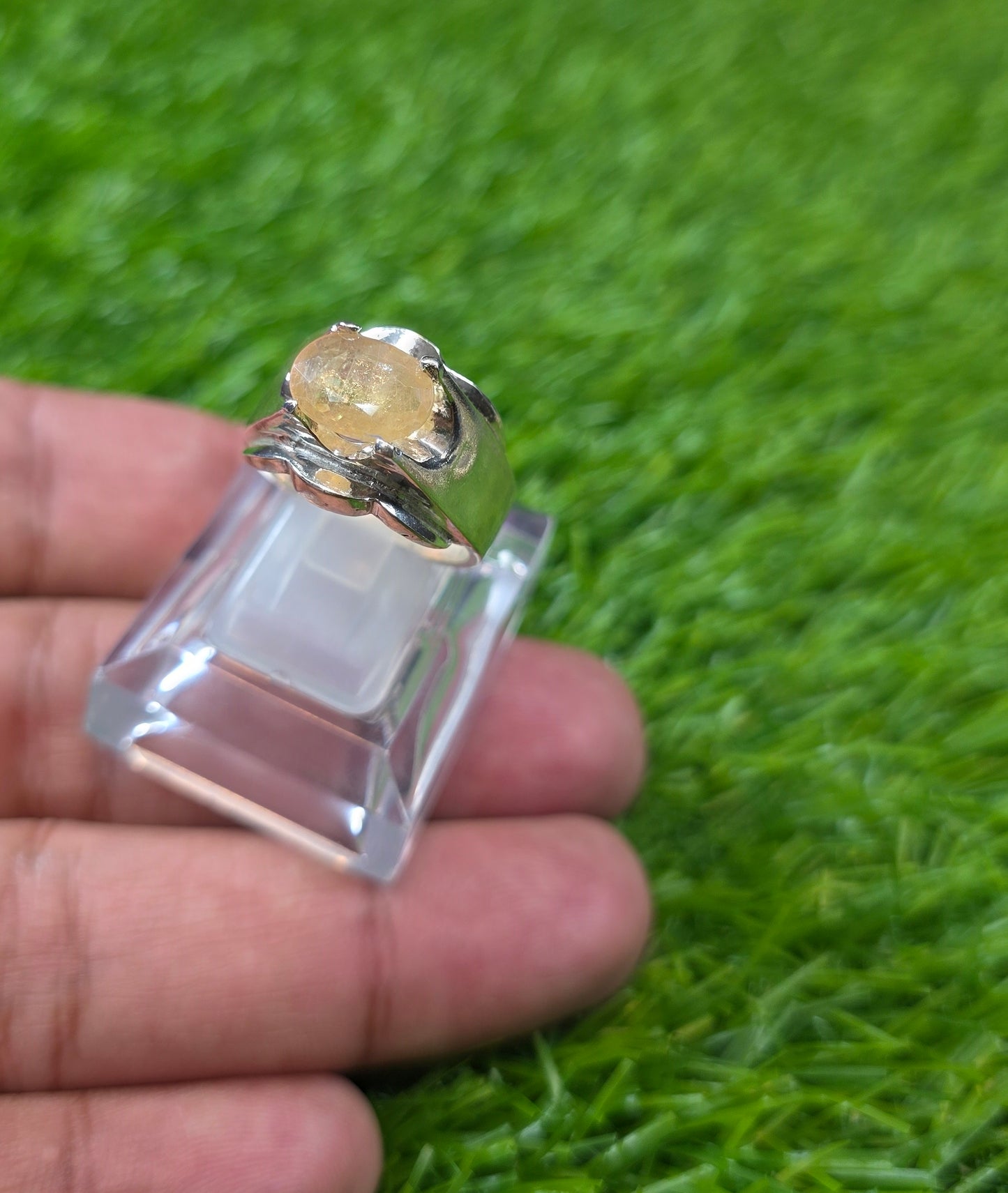 Premium Quality Pukhraj Ring
