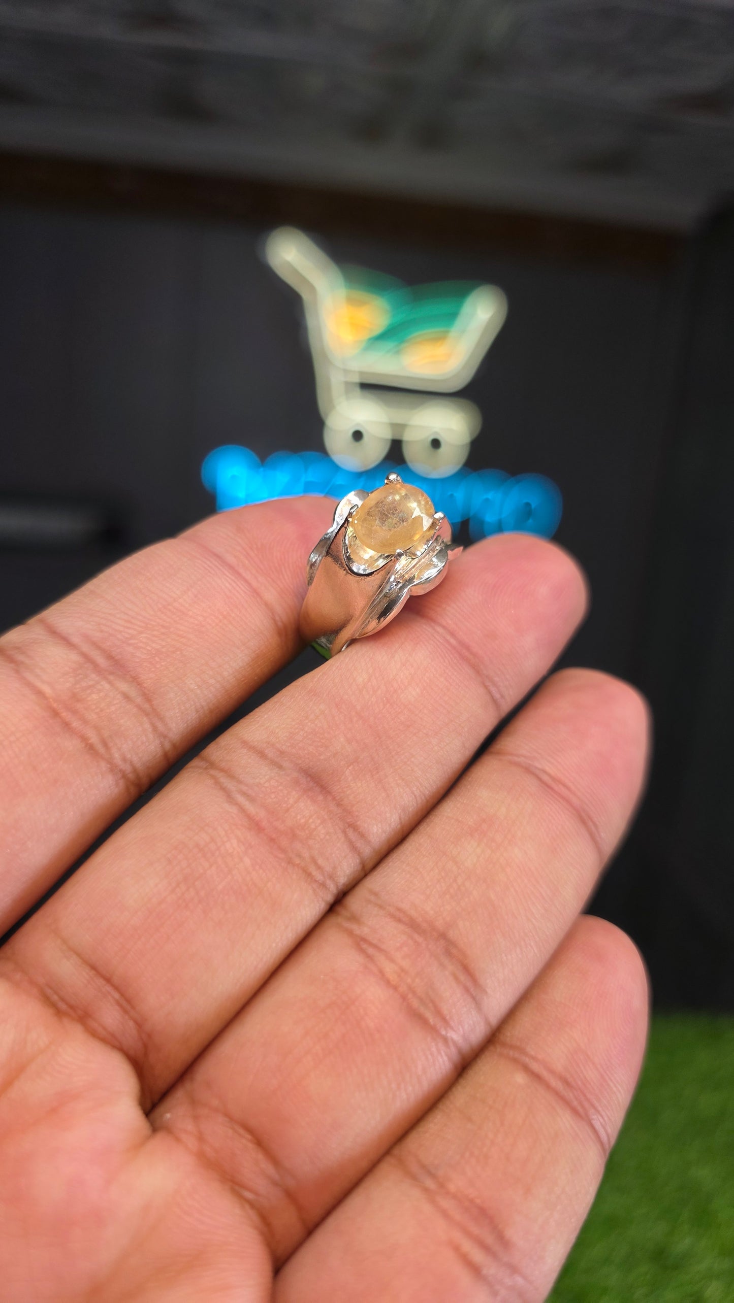 Premium Quality Pukhraj Ring