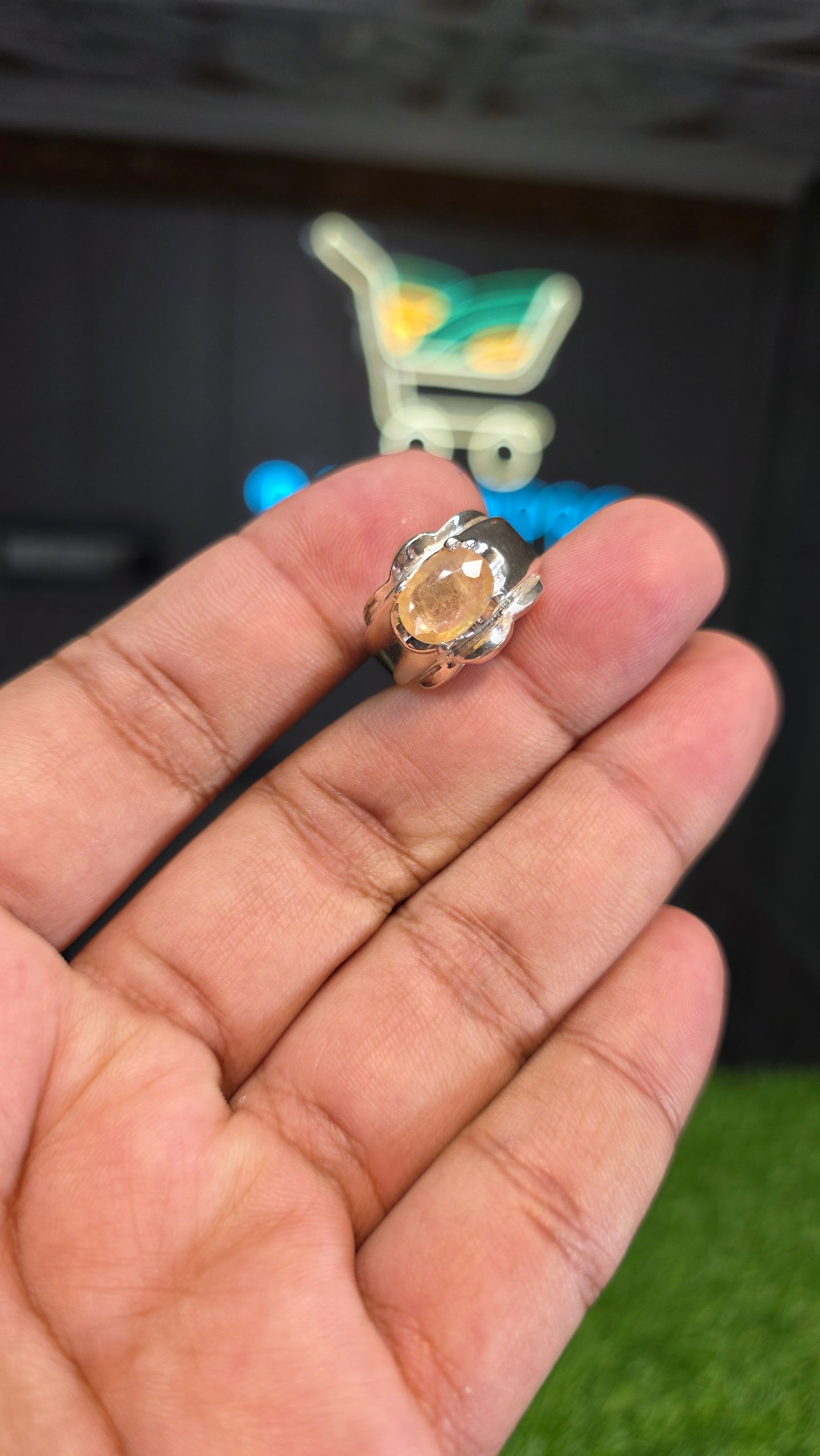 Premium Quality Pukhraj Ring