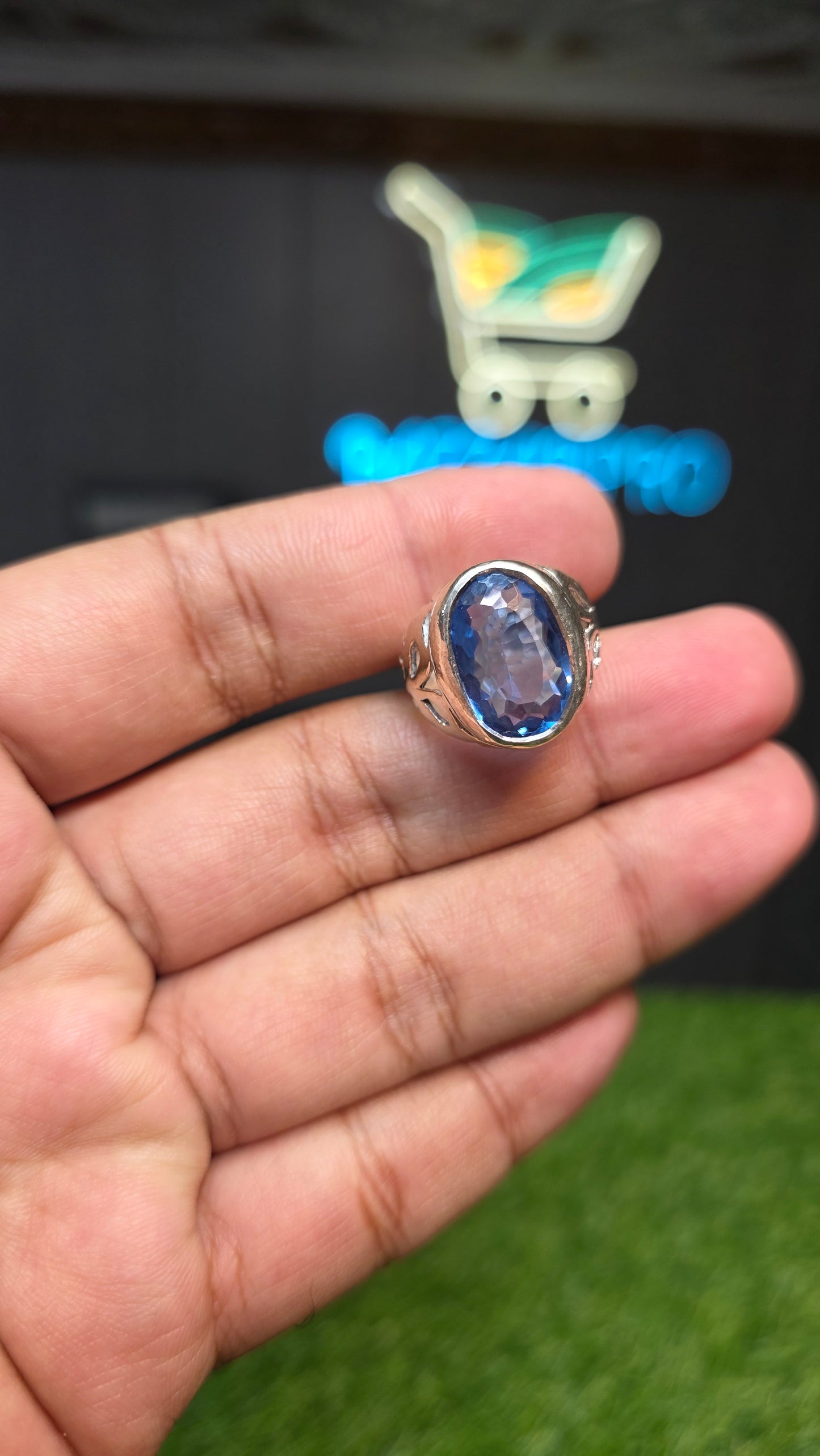 Premium Quality Marka Neelam Ring