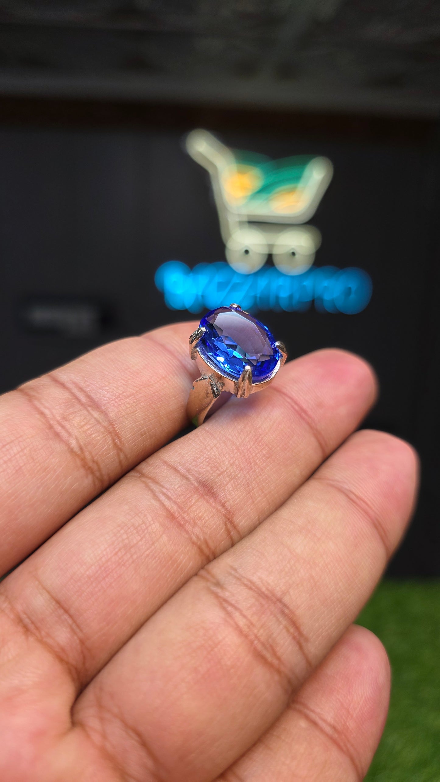 Premium Quality Marka Neelam Ring