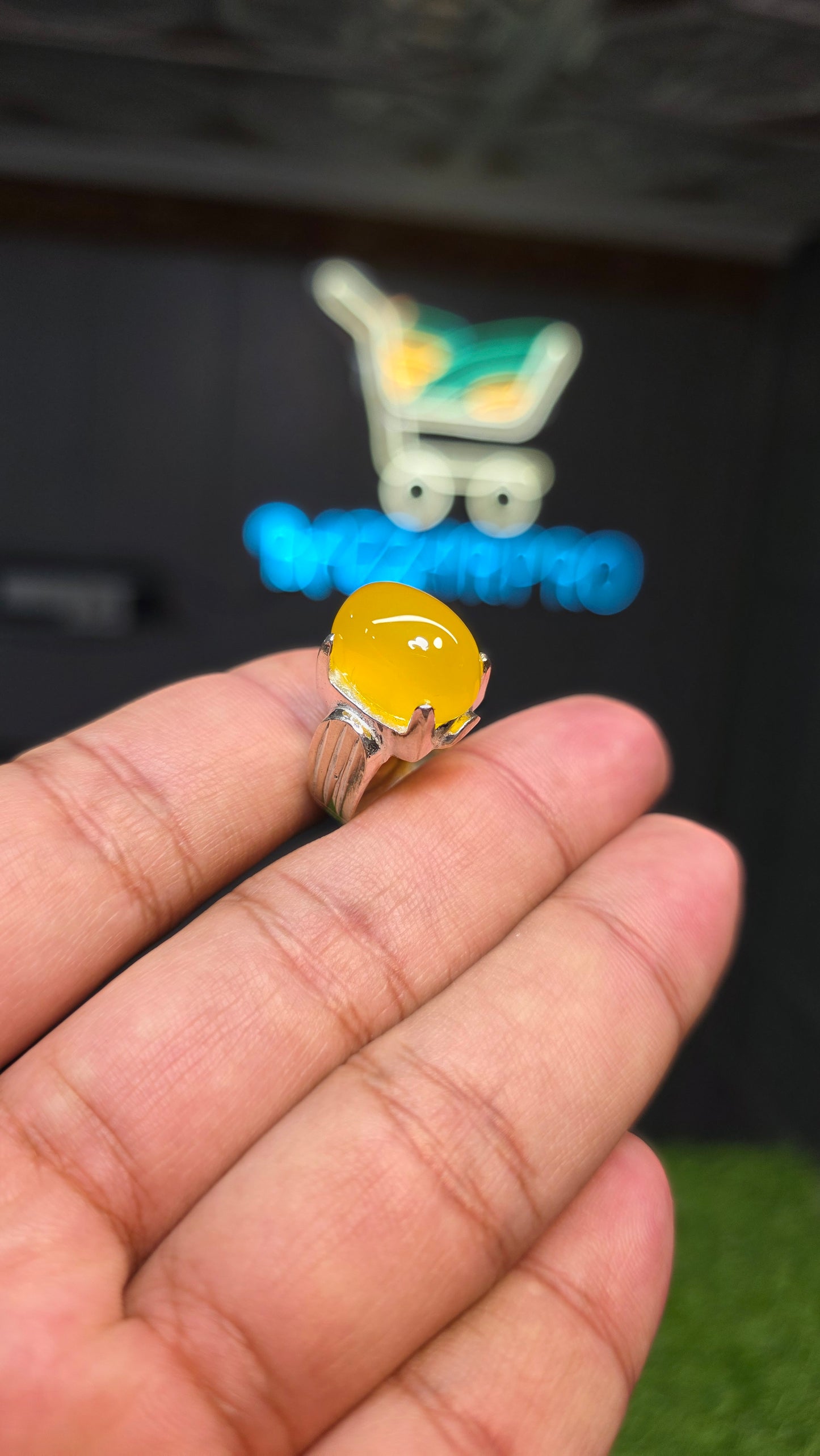 Premium Quality Zarad Aqeeq Ring