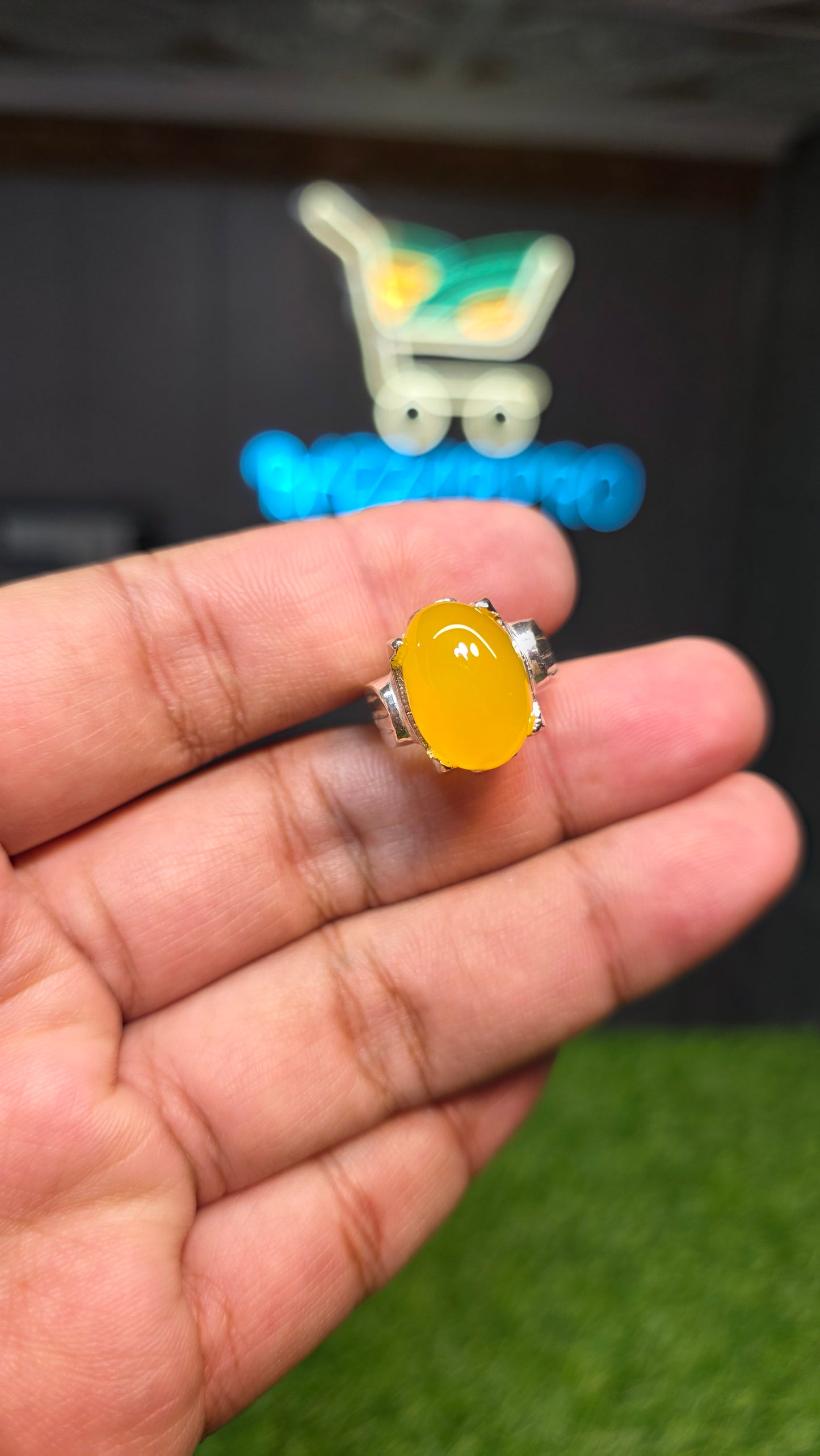 Premium Quality Zarad Aqeeq Ring