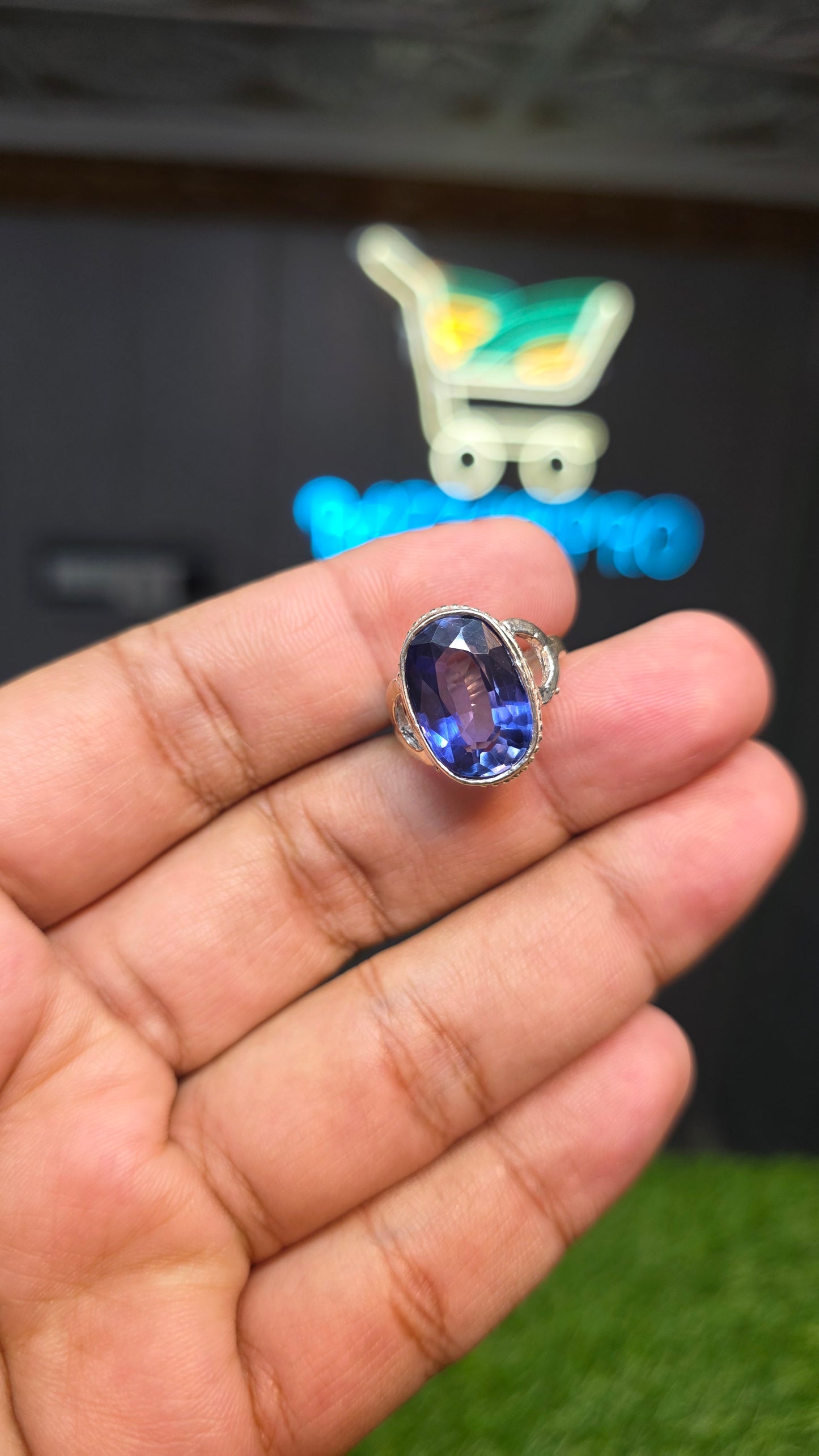 Premium Quality Marka Neelam Ring