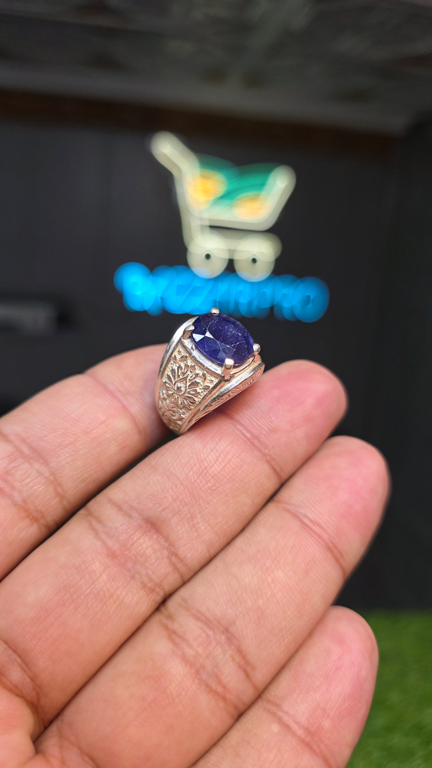 Premium Quality Neelam Ring