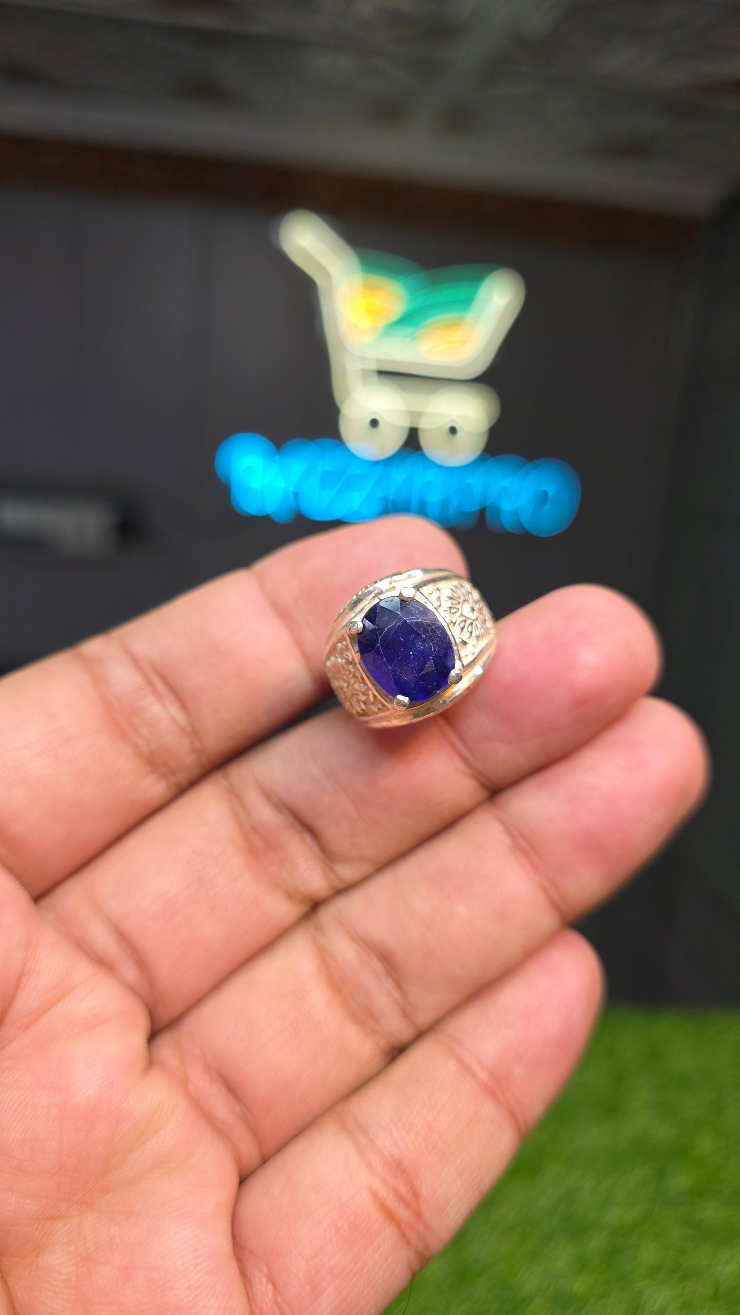 Premium Quality Neelam Ring