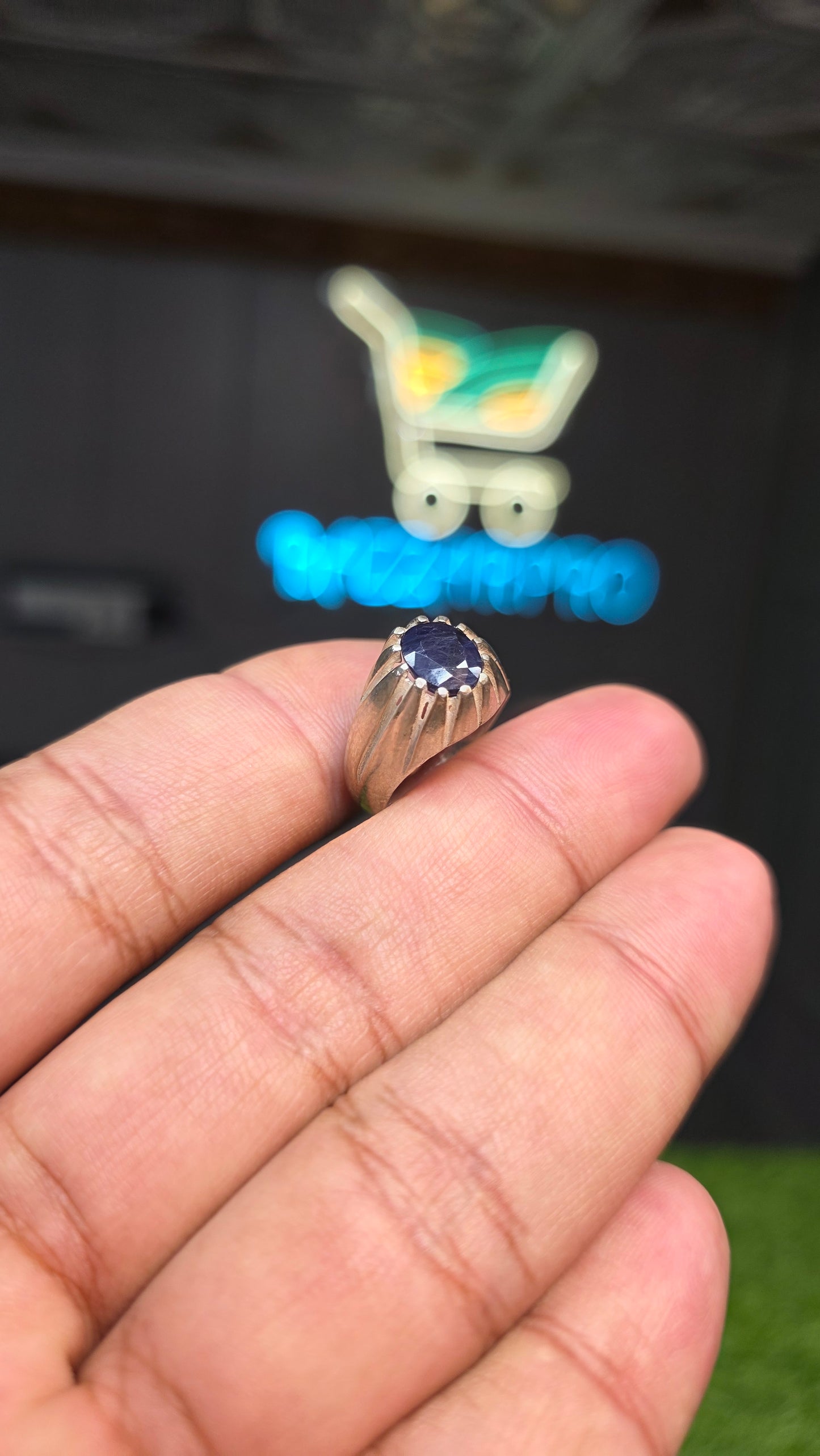 Premium Quality Neelam Ring